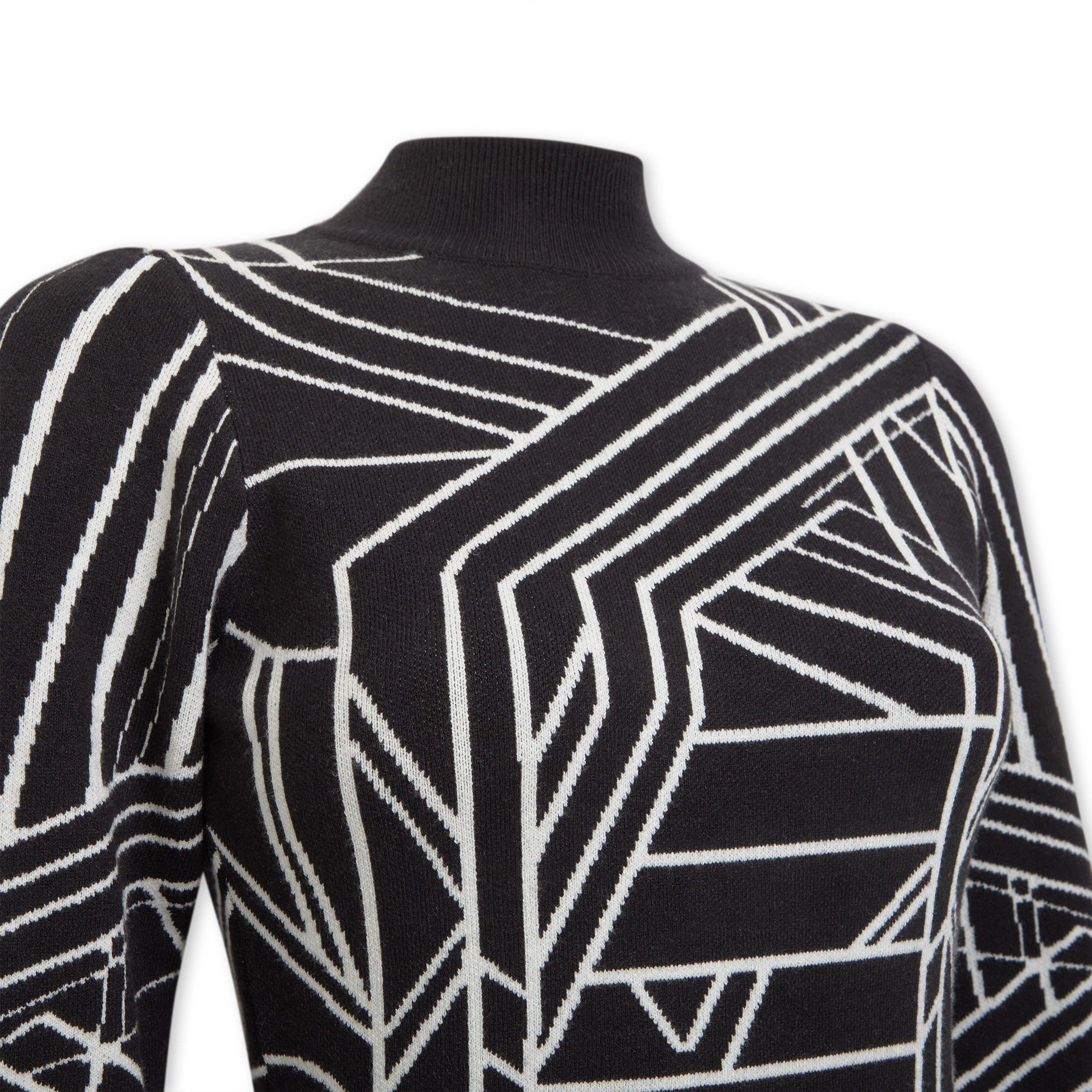 Black and White Bodycon Dress (3141870) | Identity