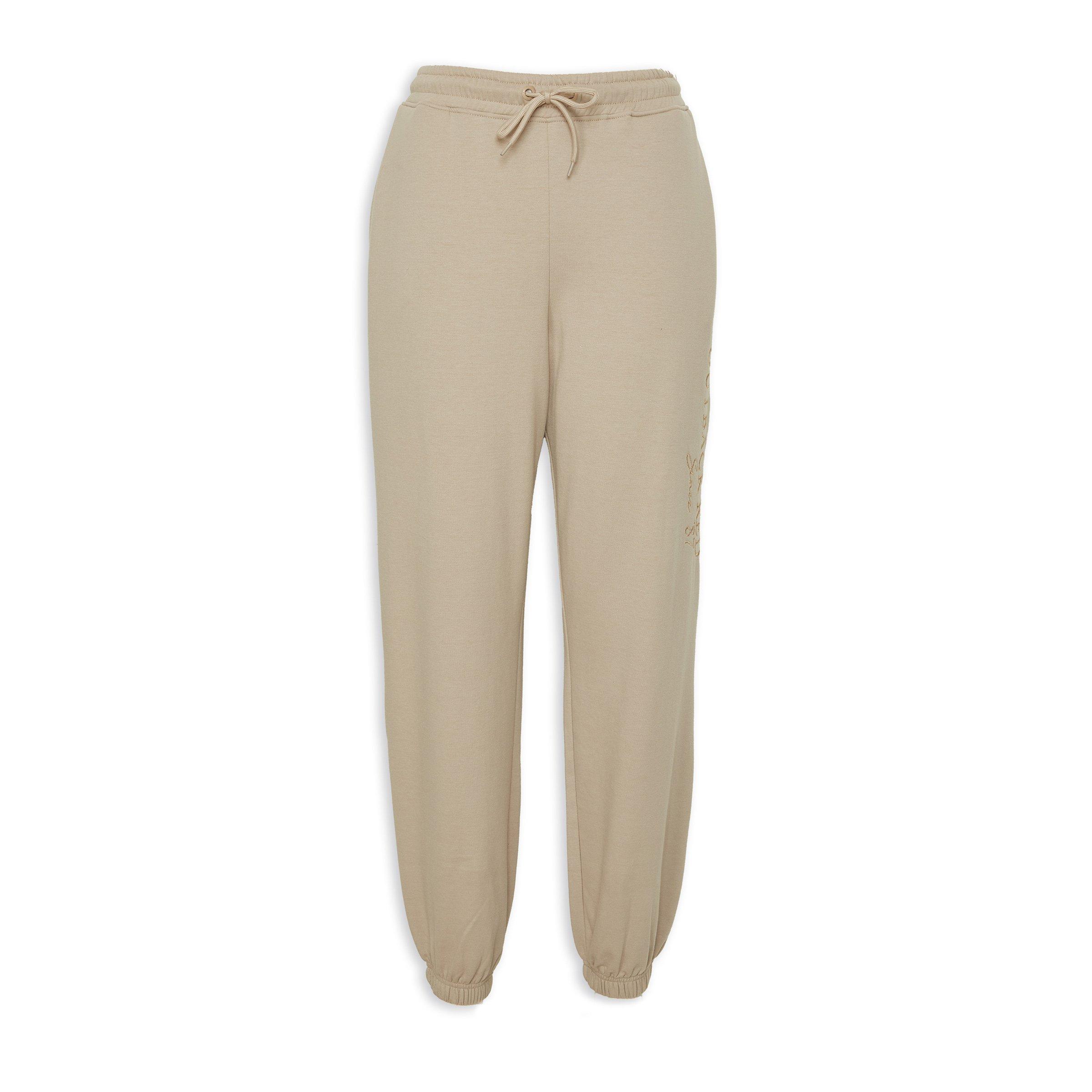 Beige jogger pants online