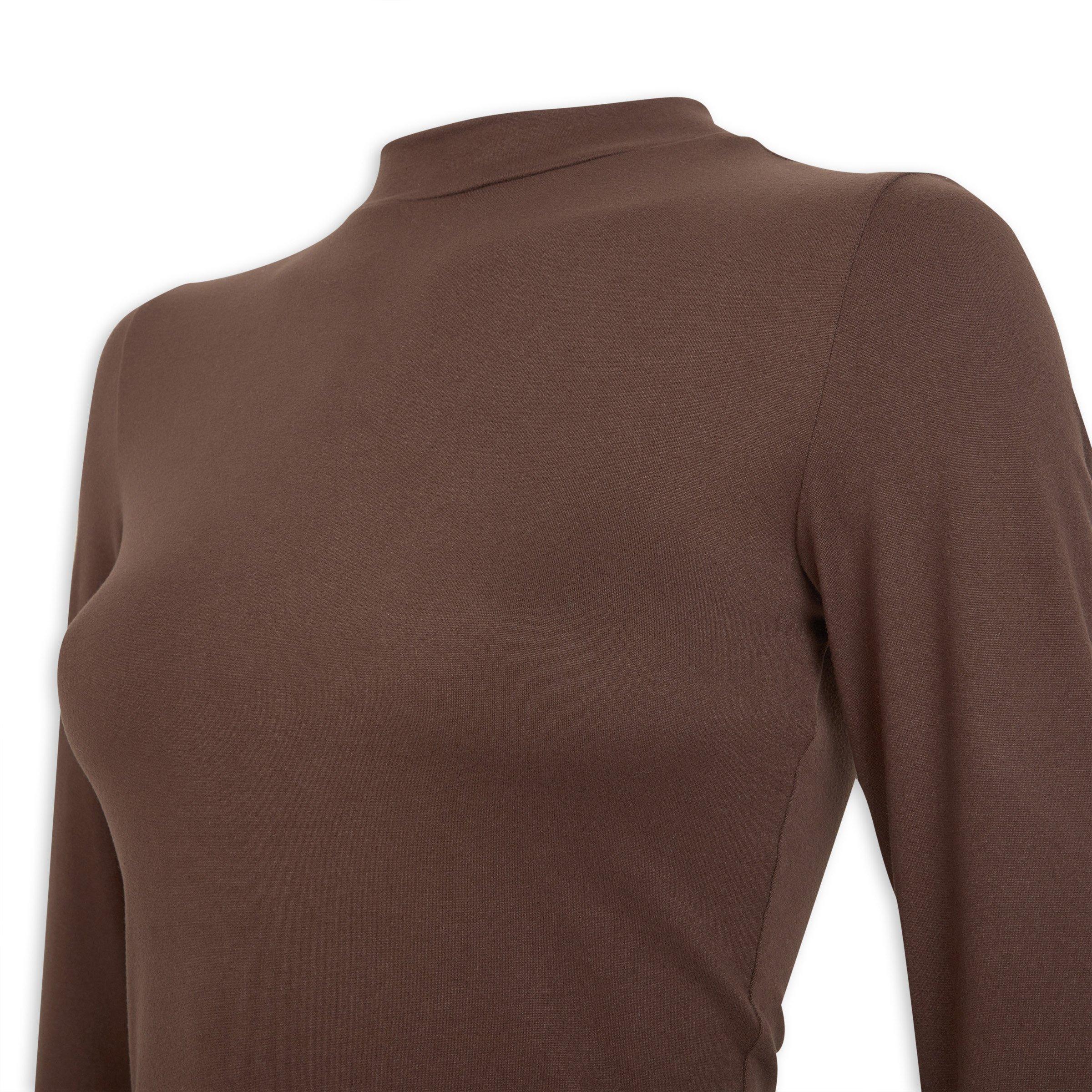 Brown Long Sleeve Turtleneck 3142219 Identity