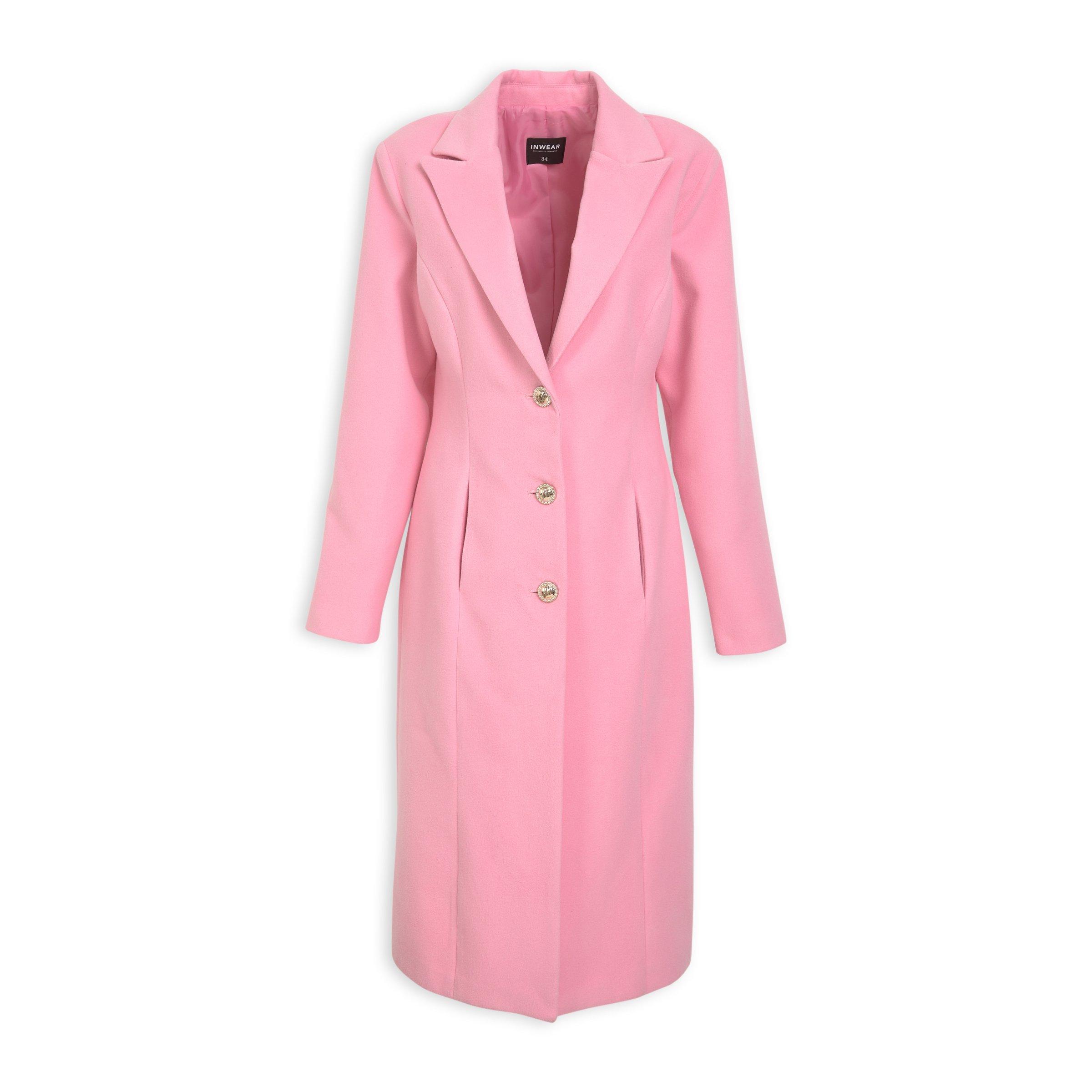 Pink Melton Coat 3142276 Inwear