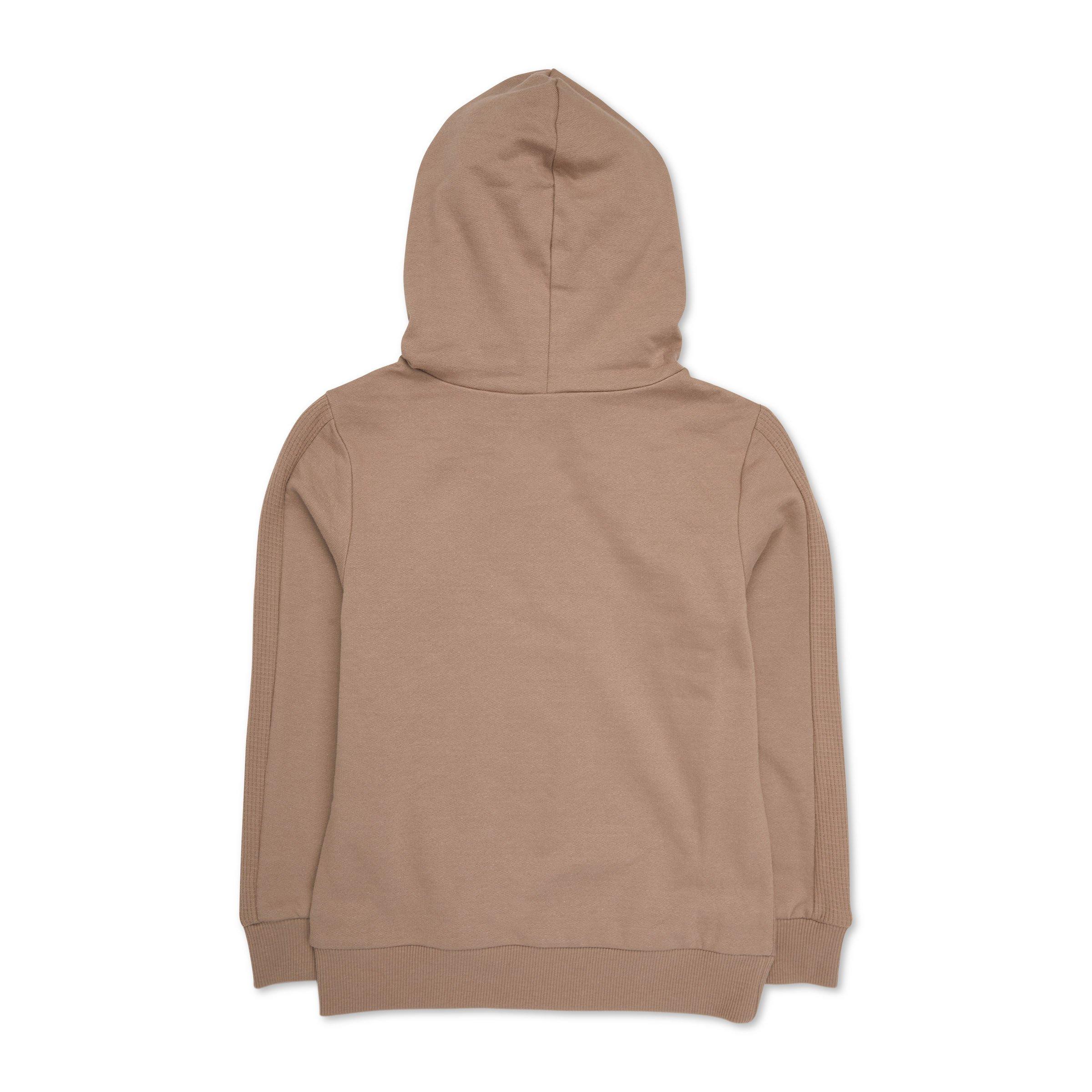 Taupe hoodie top