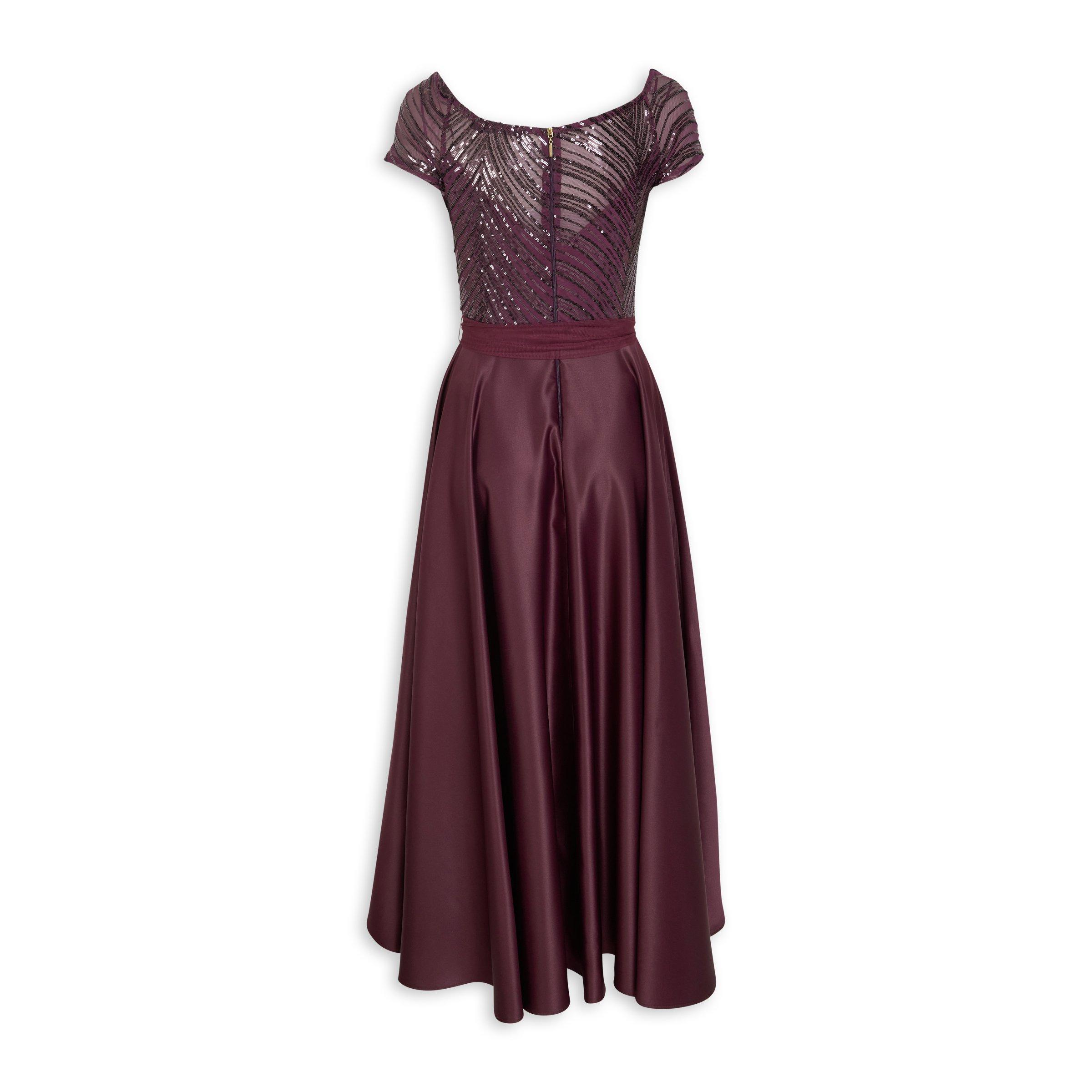 Formal Wear Truworths Wedding Outfits Plum Fit And Flare Dress (3142419)  Truworths