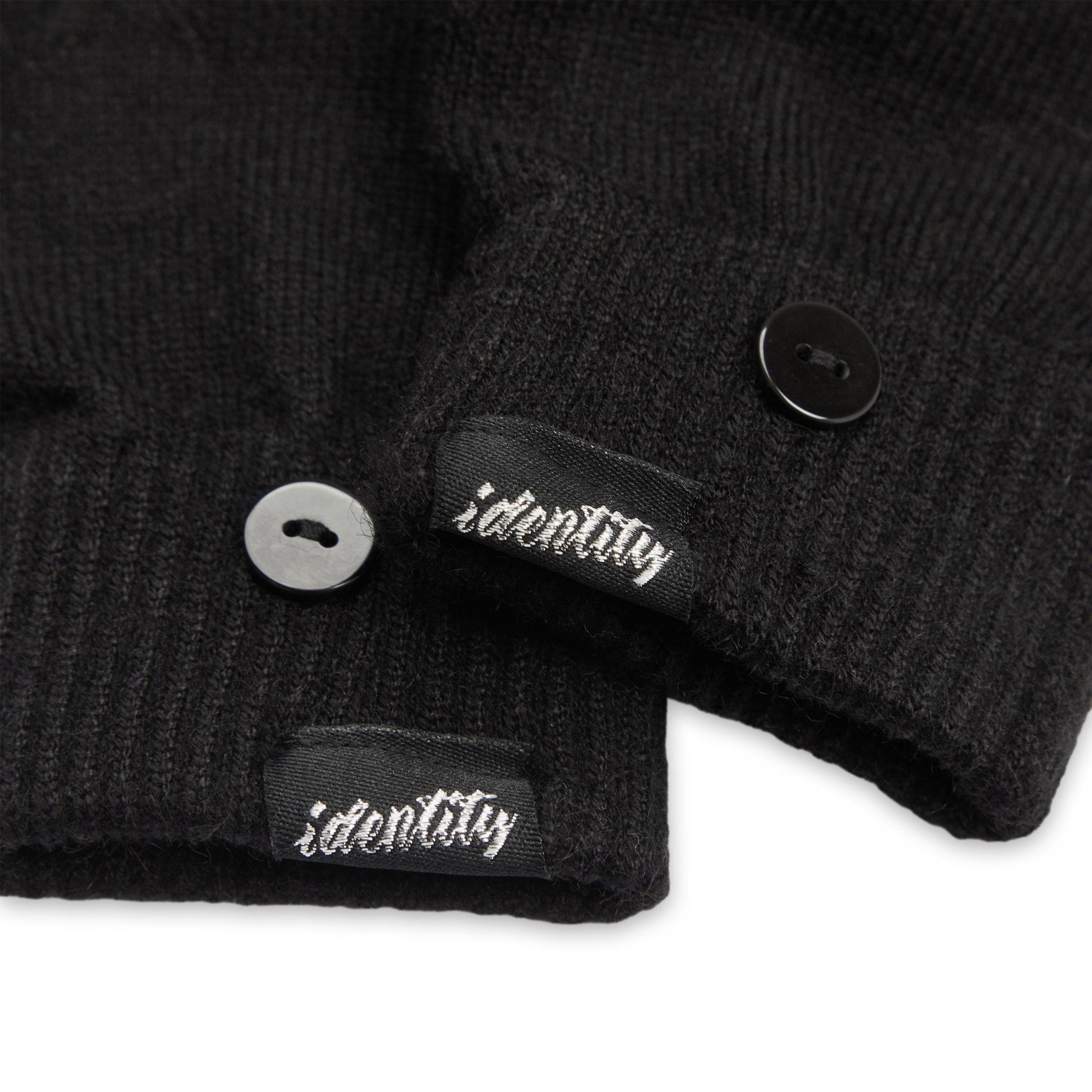 Black Fingerless Gloves (3142632) | Identity