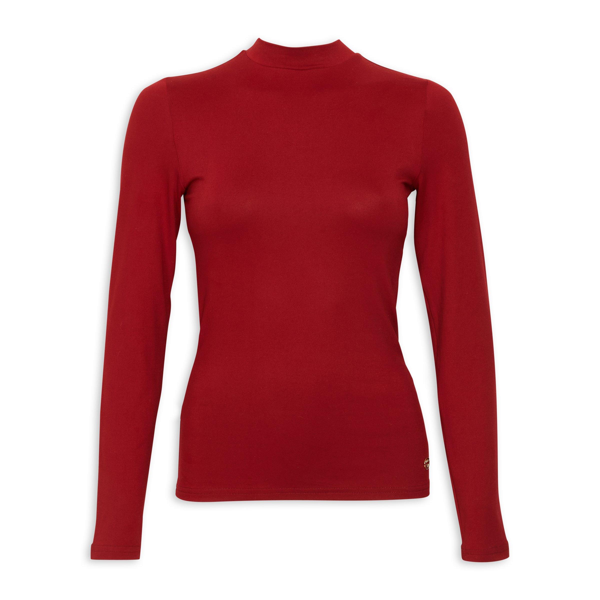 Red Turtleneck Top 3142709 OUTBACK RED