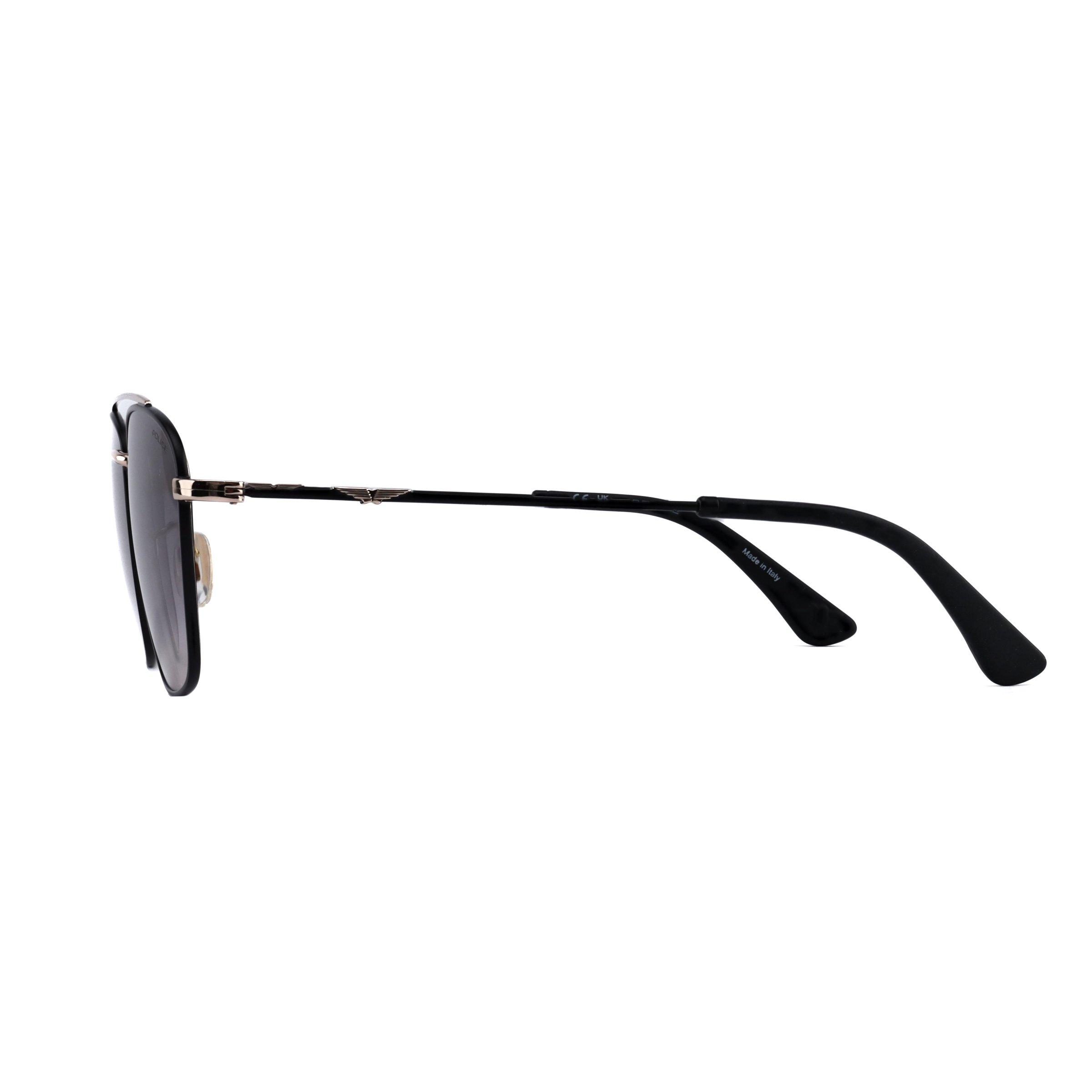 Police black shop aviator sunglasses