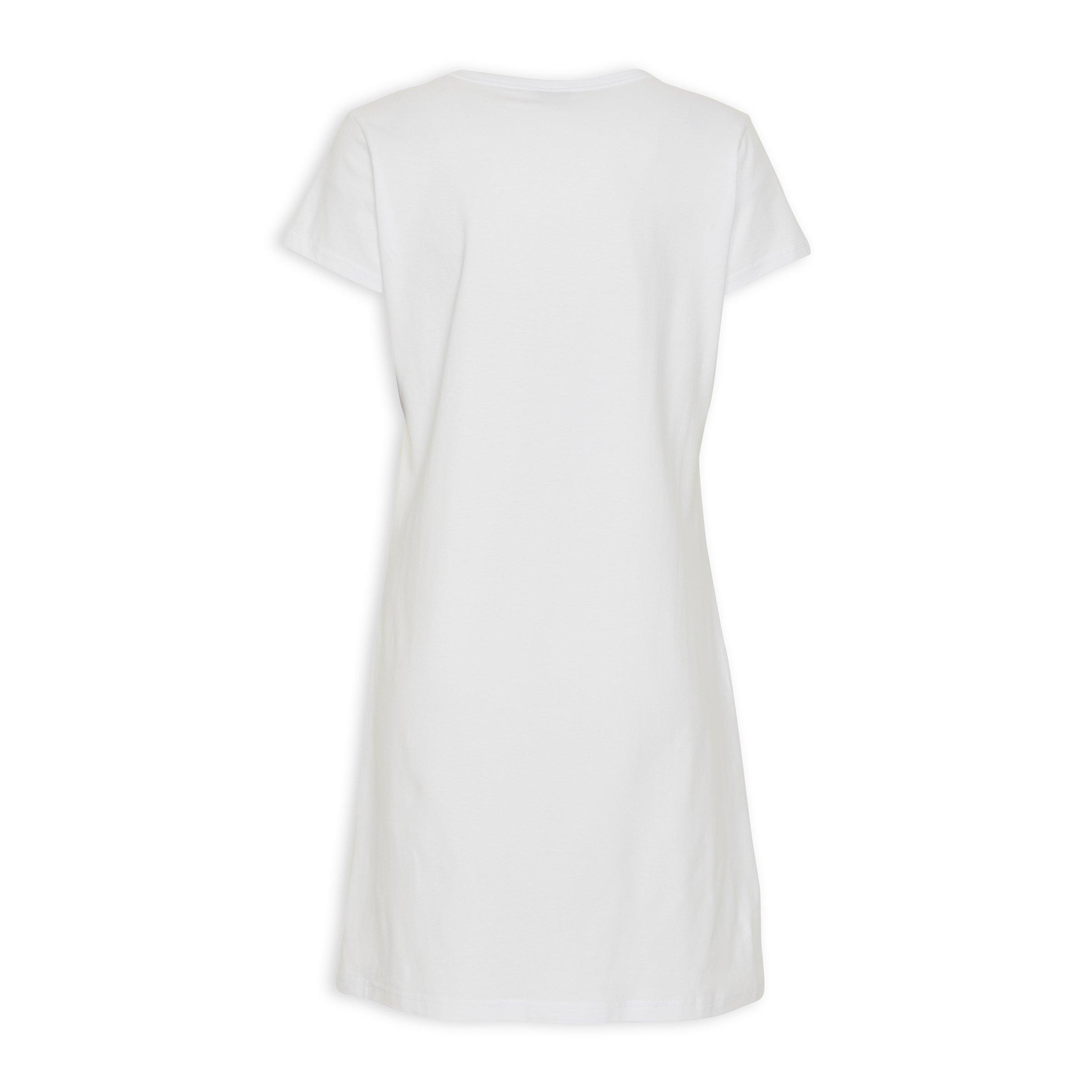 White T shirt Dress 3142915 Identity