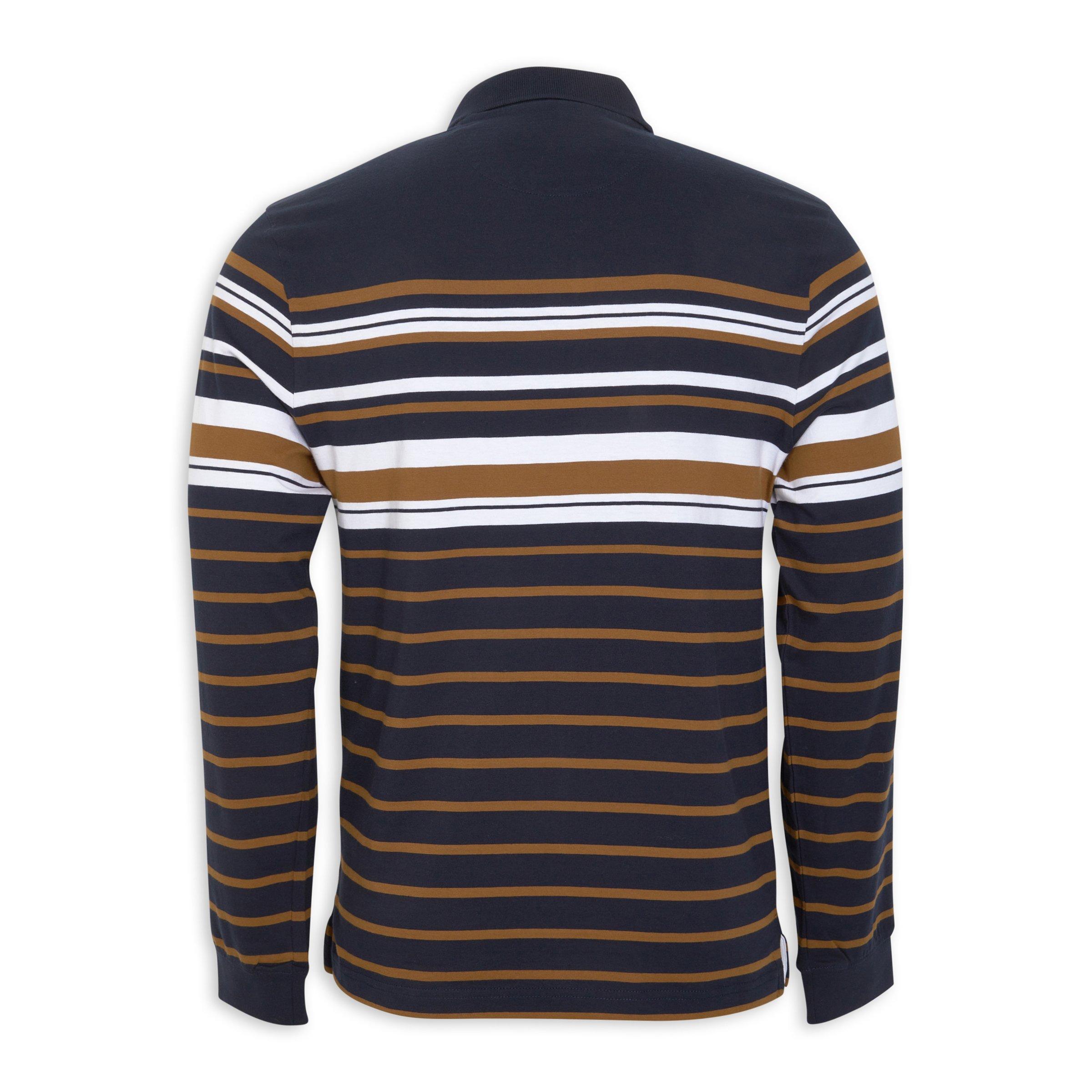 Stripe Long Sleeve Golfer (3142957) | Identity