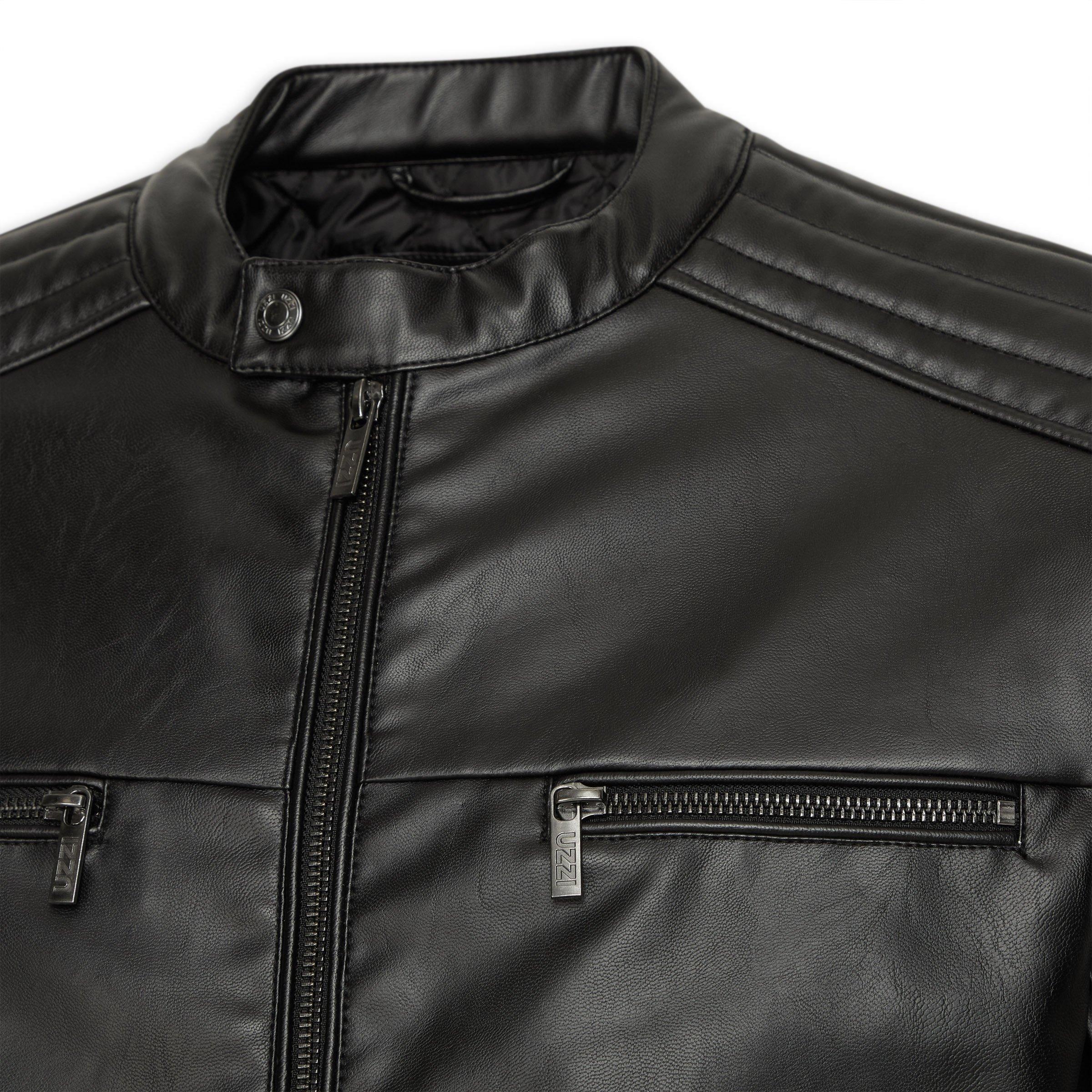 Black Biker Jacket (3143844) | UZZI