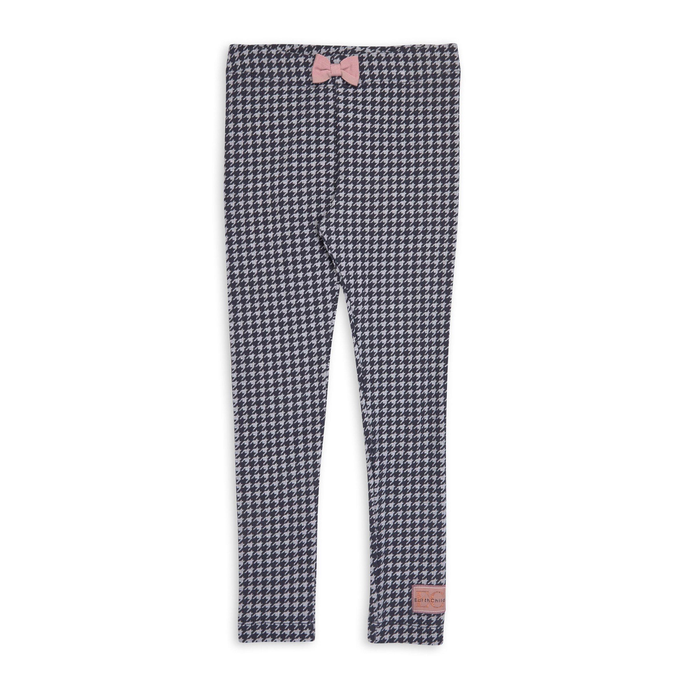 Kid Girls Blue Check Leggings 3144125 Earthchild