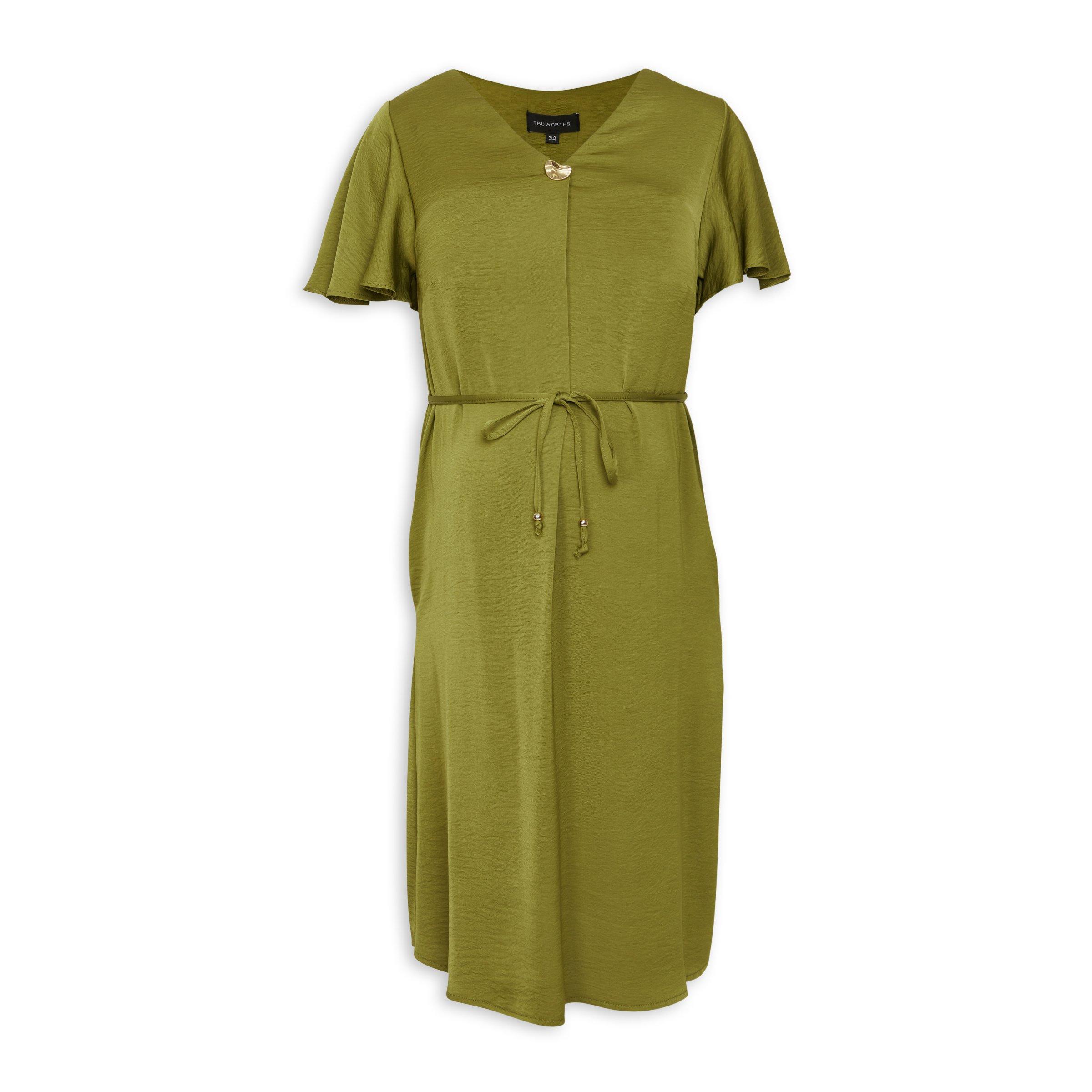 Green tunic dress hotsell