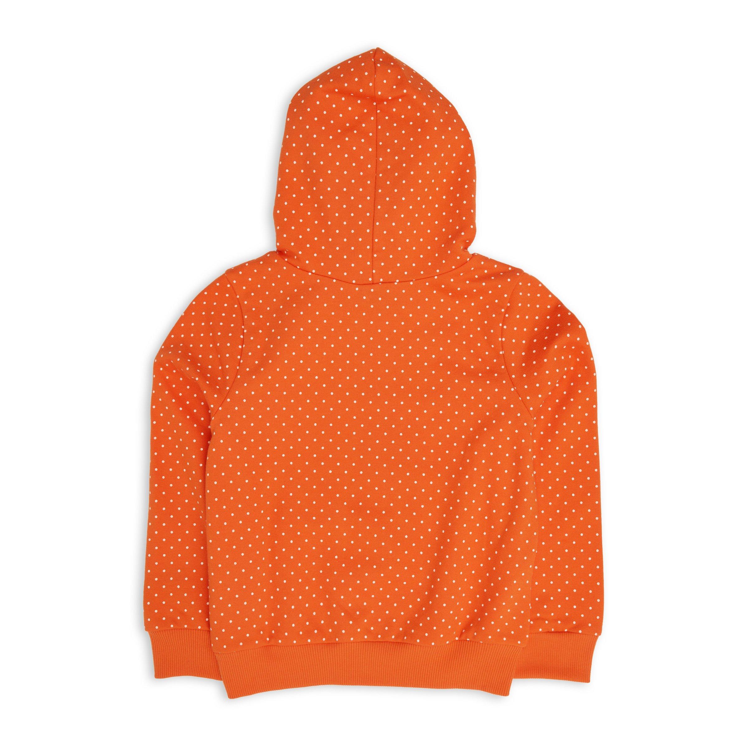 Girls orange hoodie on sale