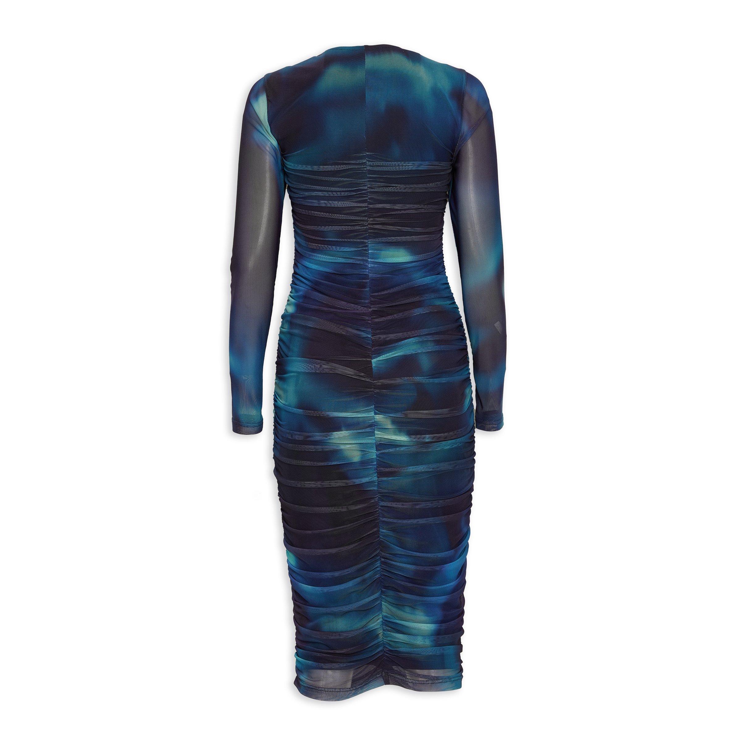 Printed Mesh Dress (3145214) | Identity