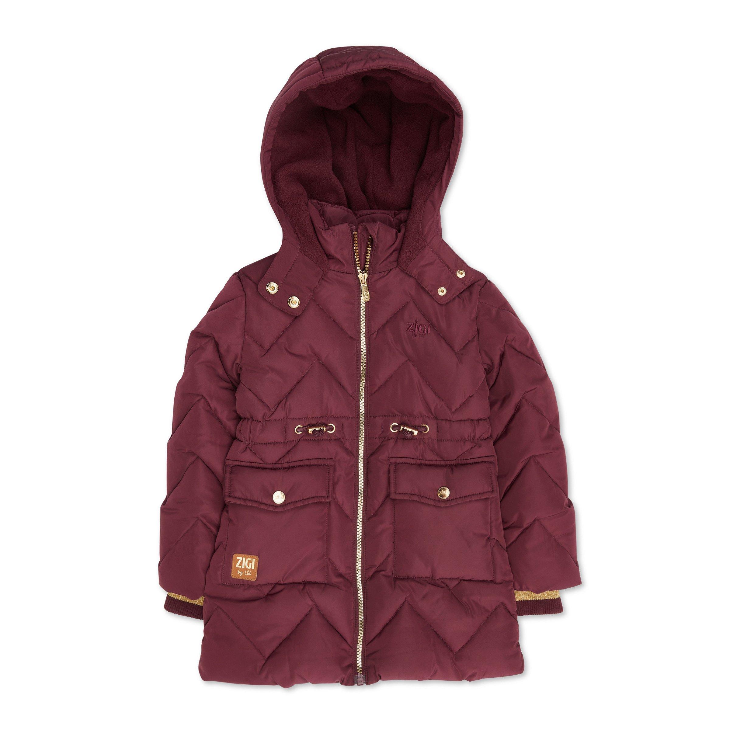 Girls burgundy jacket best sale