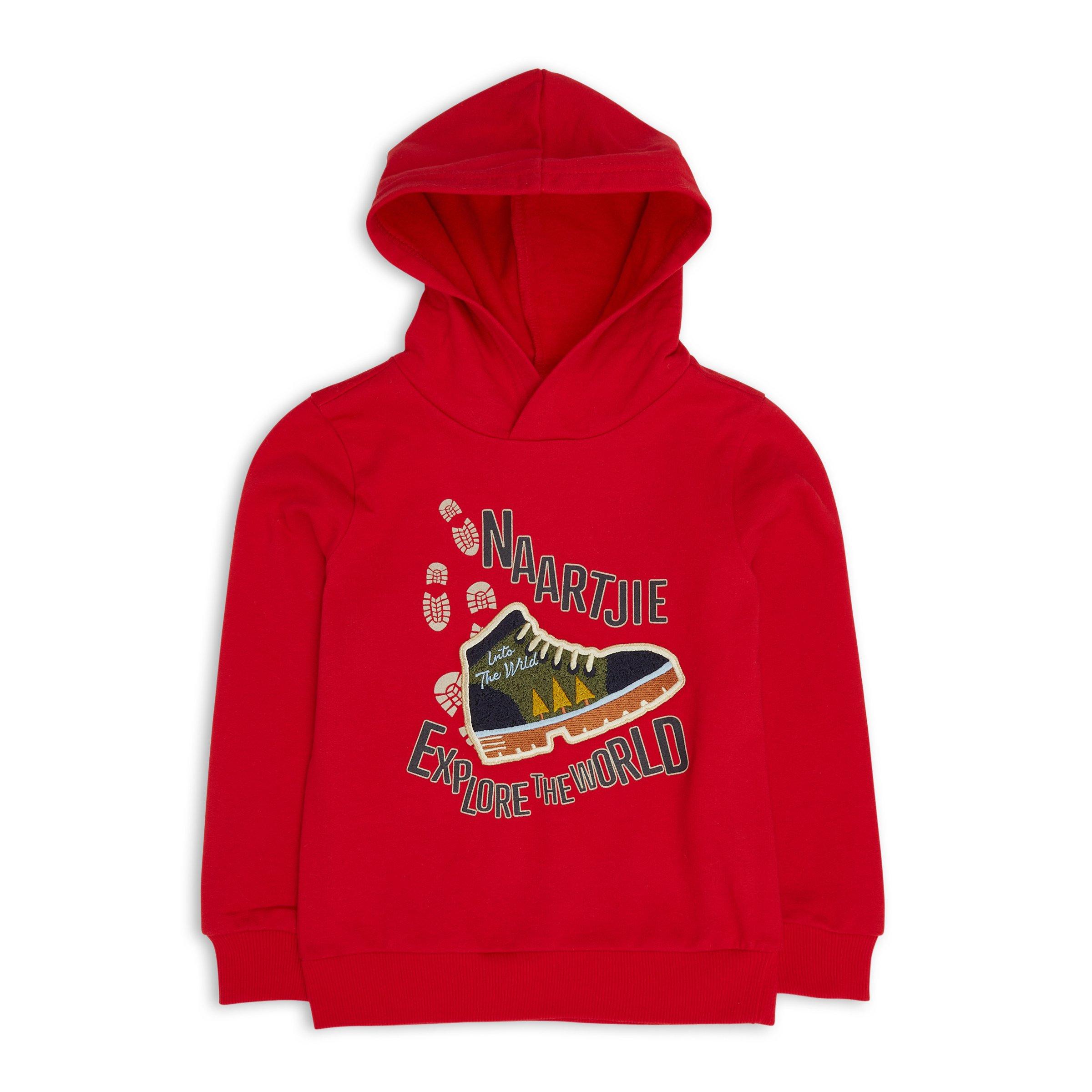 Red pullover hoodie toddler sales