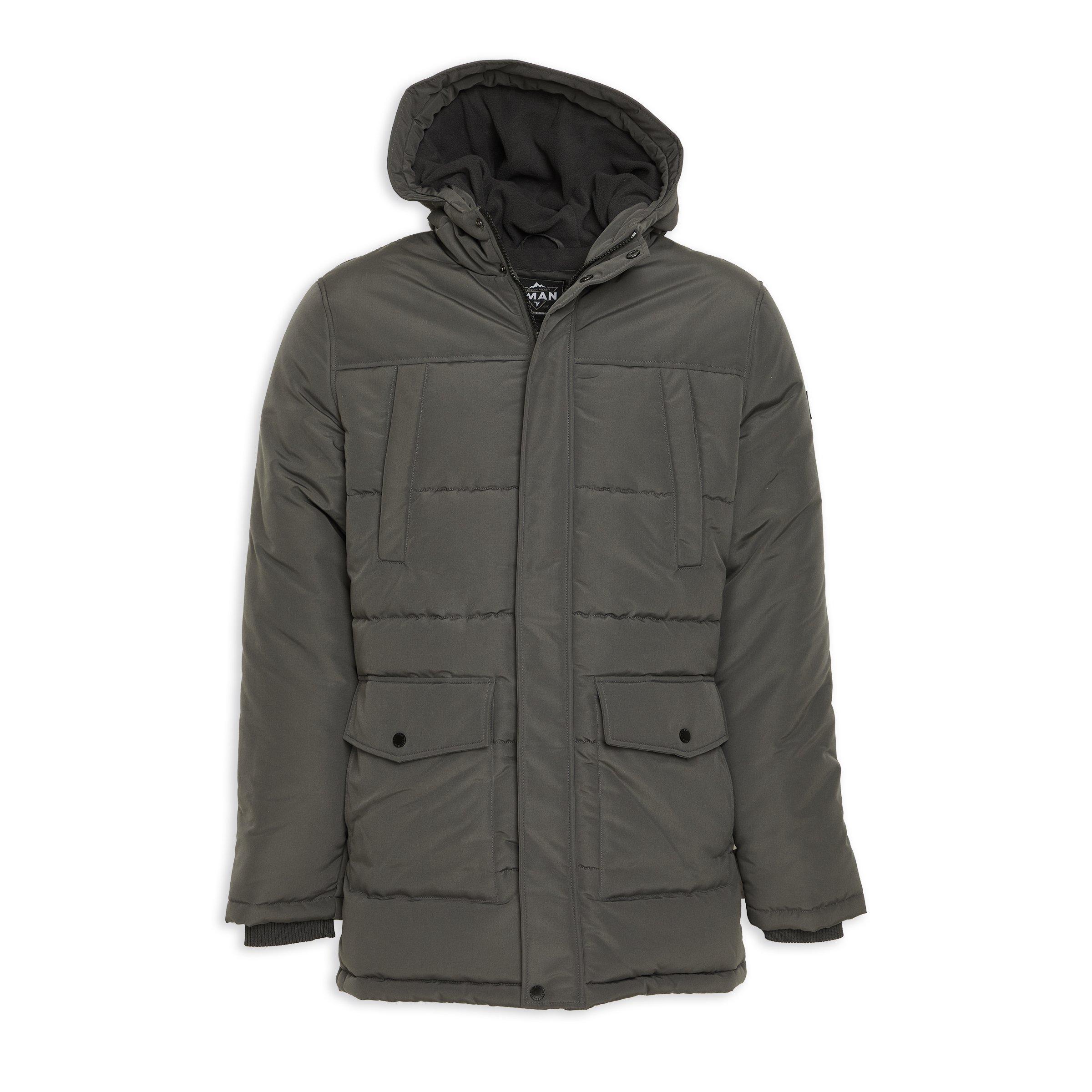 Grey Parka Jacket 3146154 Truworths Man