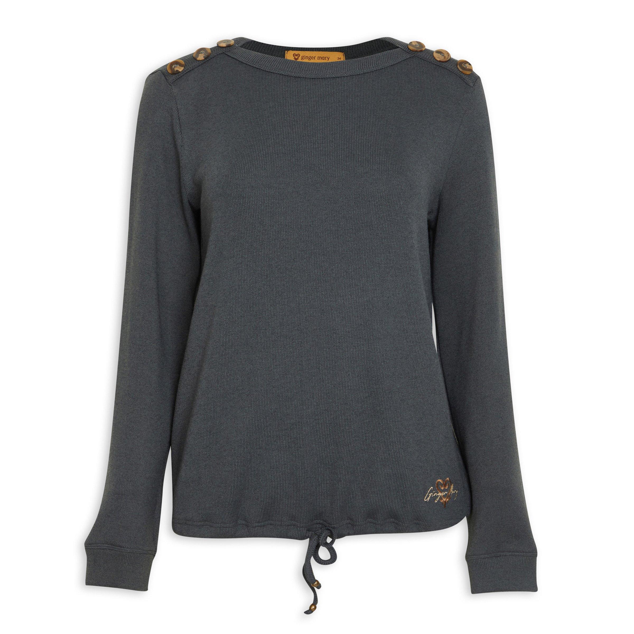 Grey Long Sleeve T-shirt (3146271) | Ginger Mary