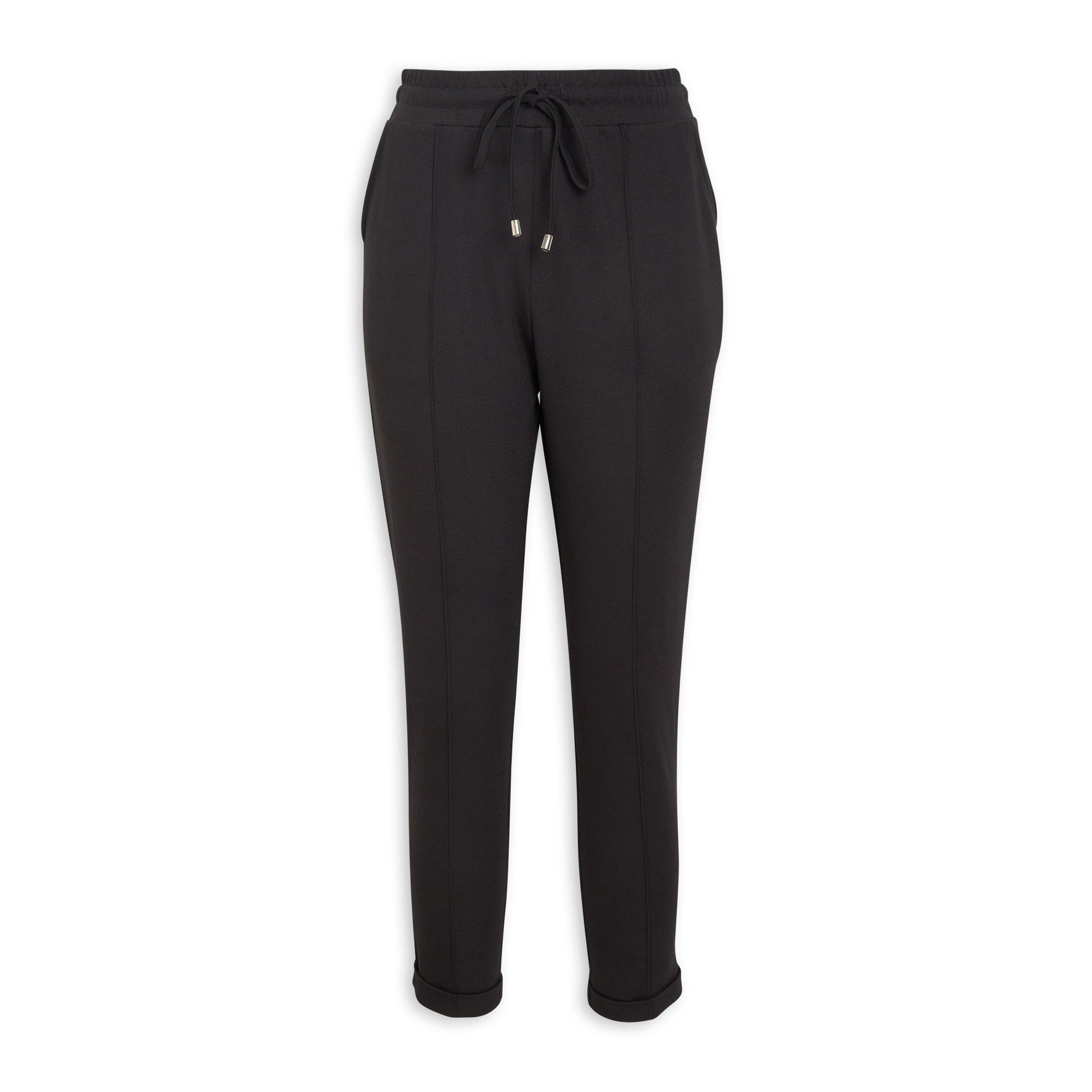 Black smart joggers womens sale