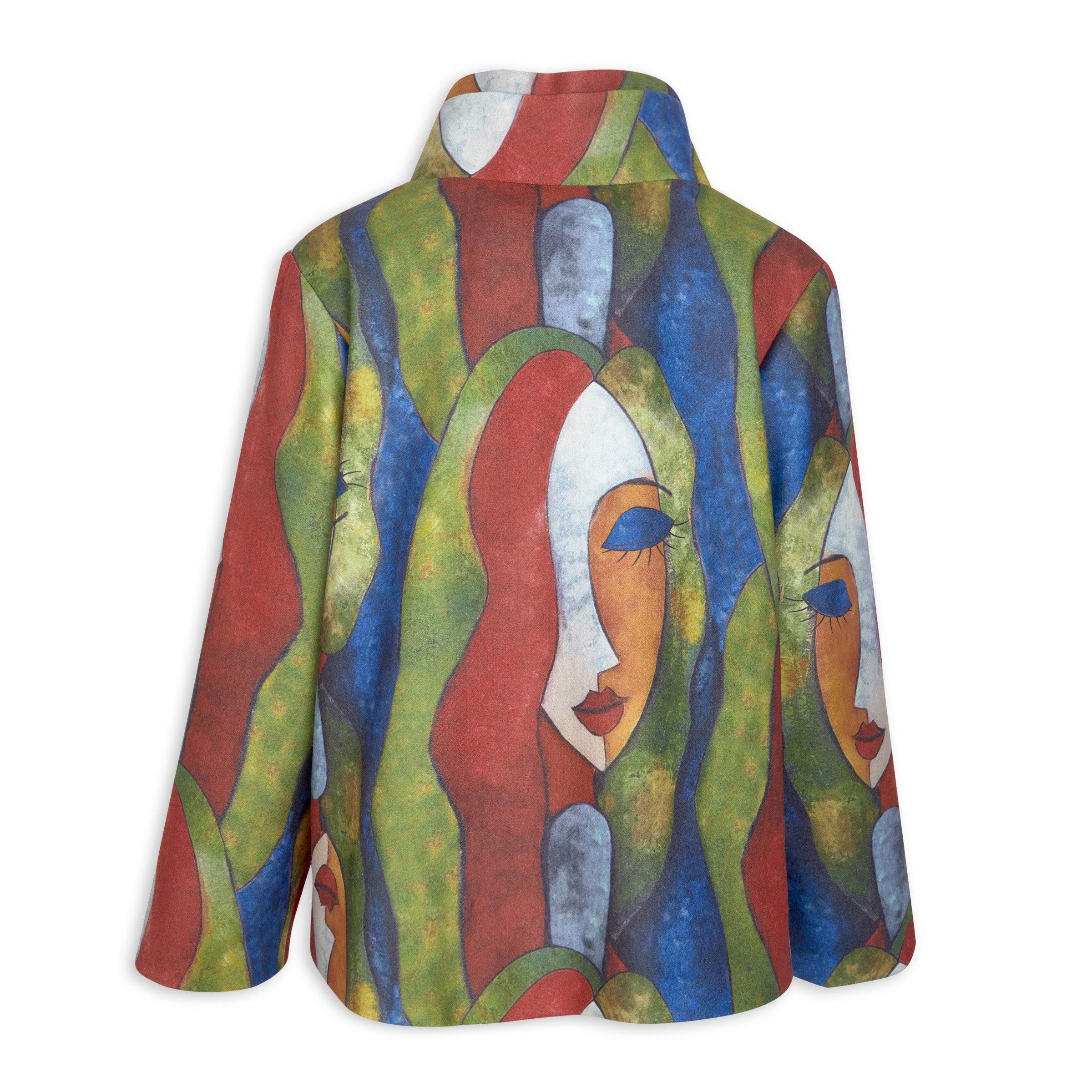 ジャケット・アウター MELTON INKJET ROSE PHOTO BIGCHESTER COAT MELTON INKJET ROSE PHOTO BIGCHESTER COAT