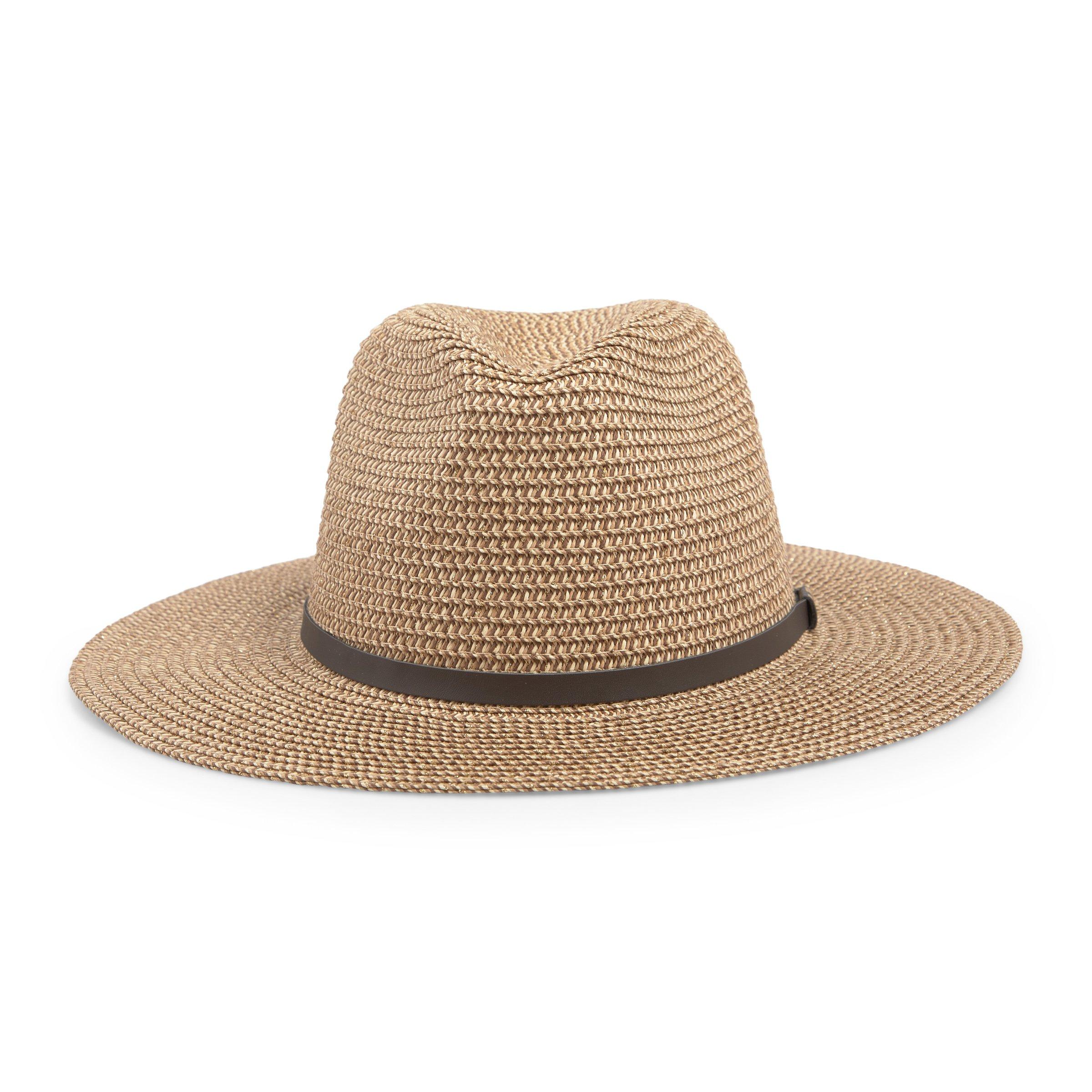 Beige fedora hat on sale