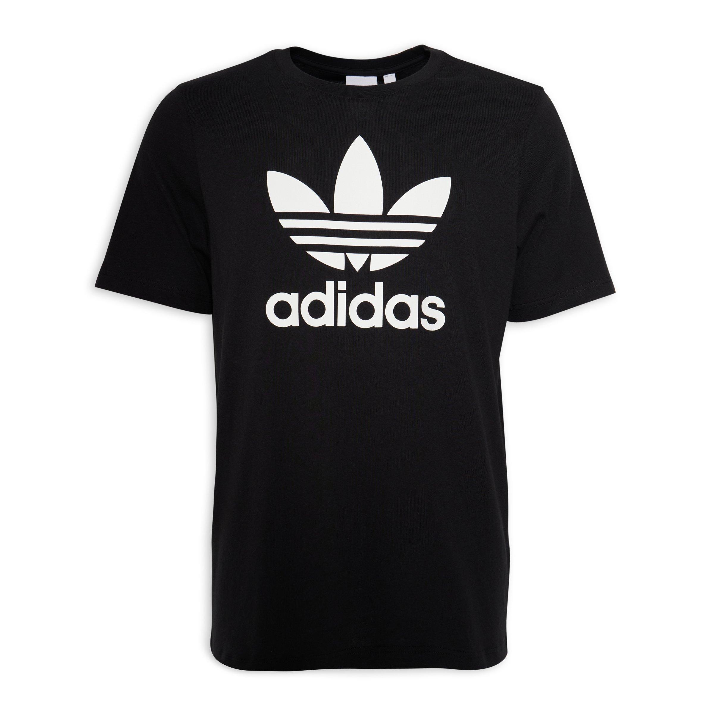 Adidas trefoil t shirt dam on sale