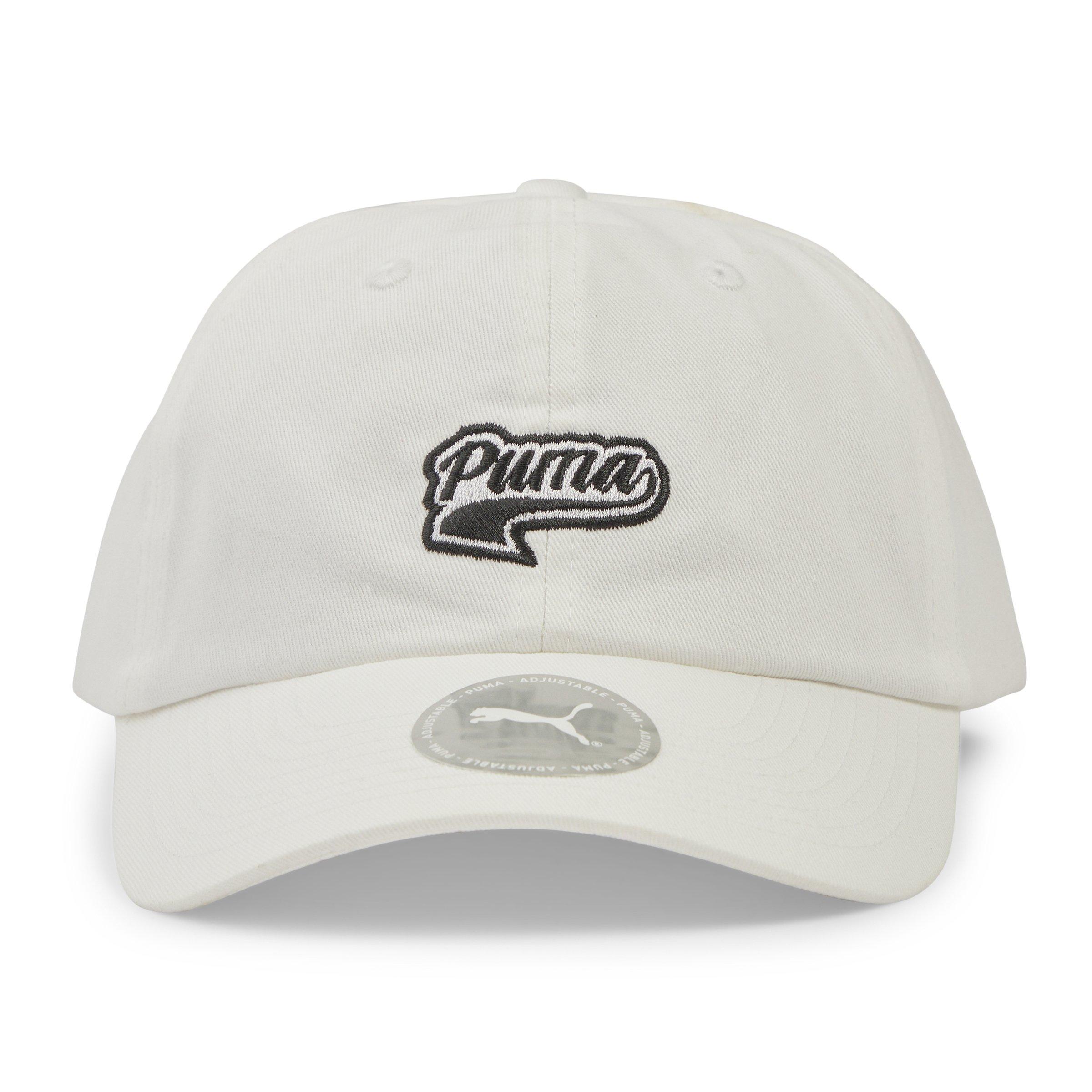 Puma Scipt Logo Cap White Women s Headwear Cotton Blend