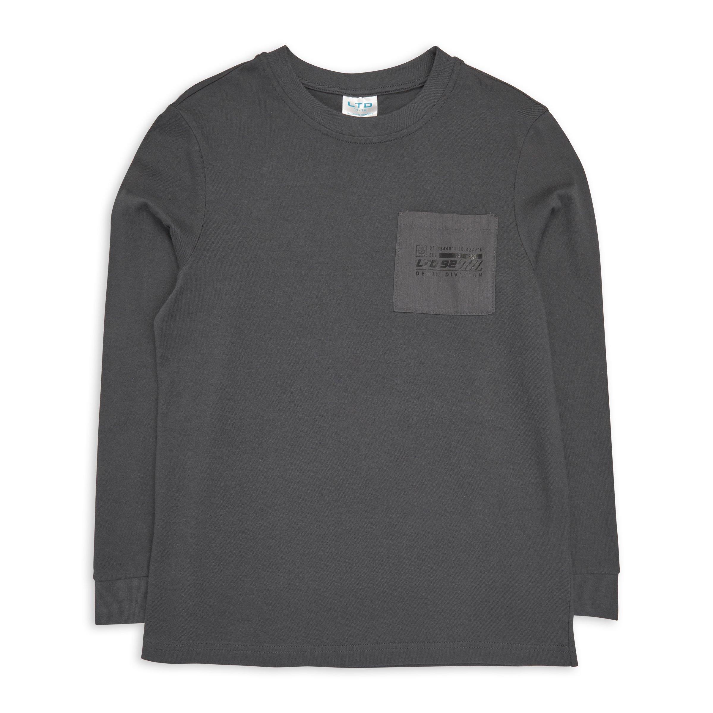 Kid Boys Long Sleeve Grey T shirt 3148082 LTD Kids