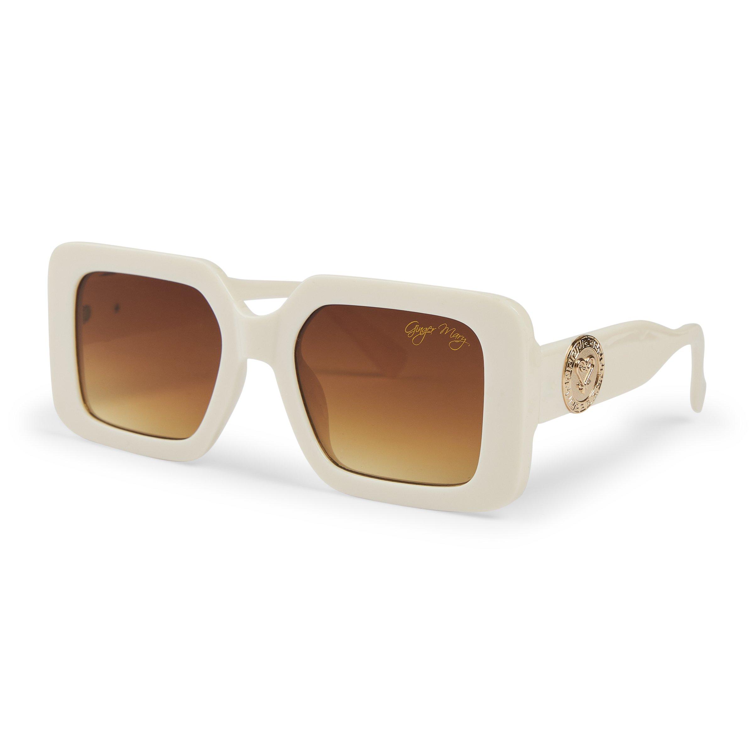 White retro sunglasses hotsell