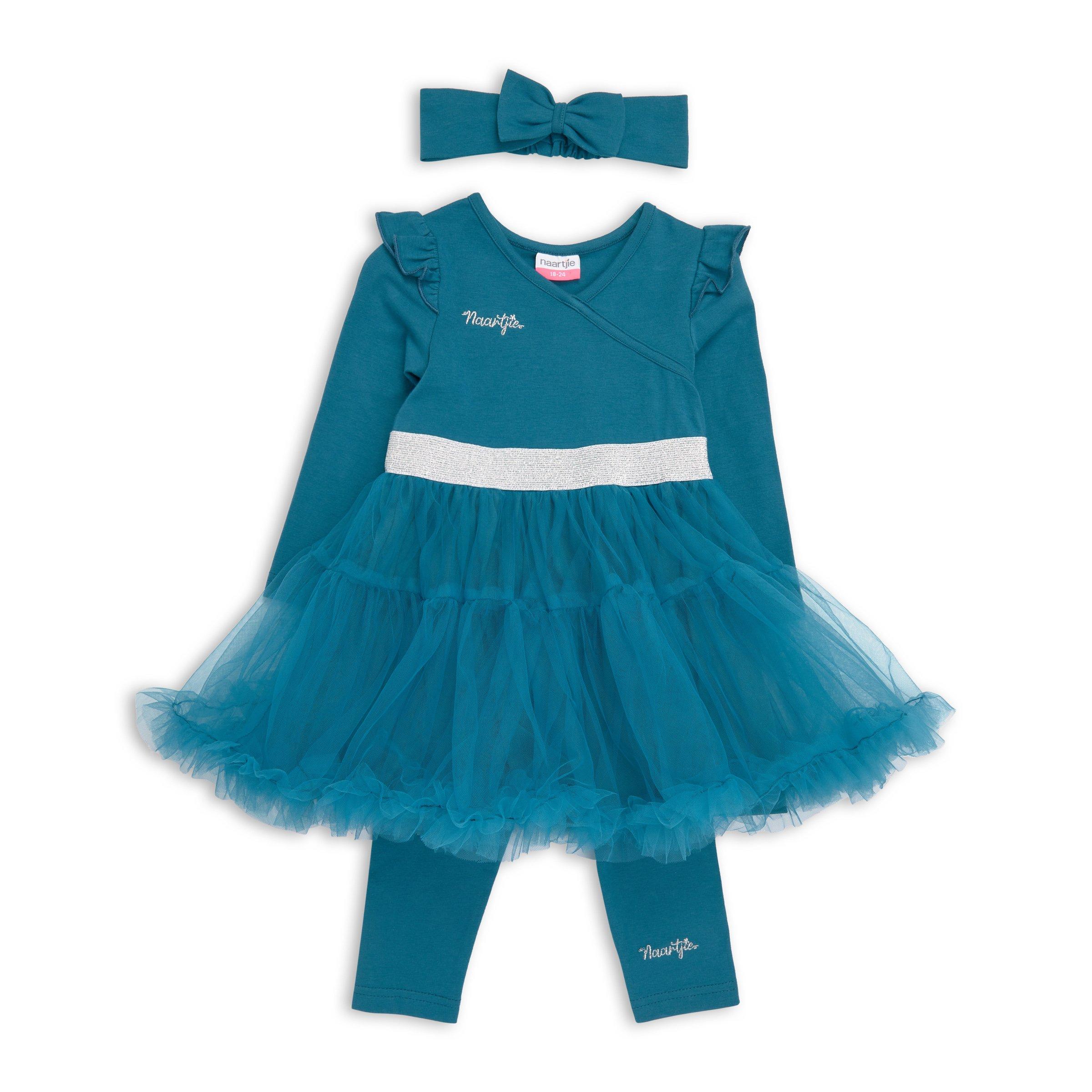 Teal baby dress sales