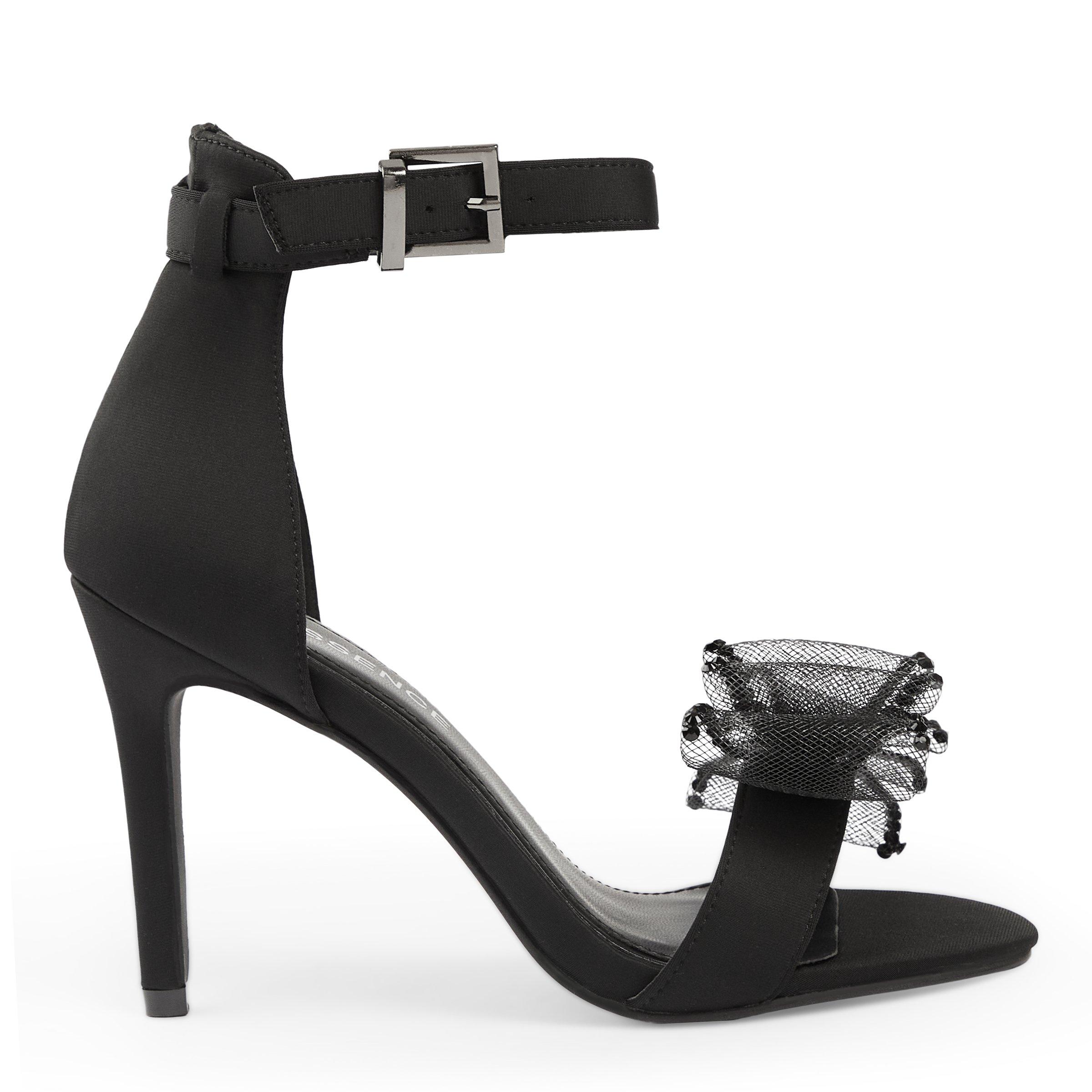 Black Bow Ankle Strap Heels 3149170 Truworths