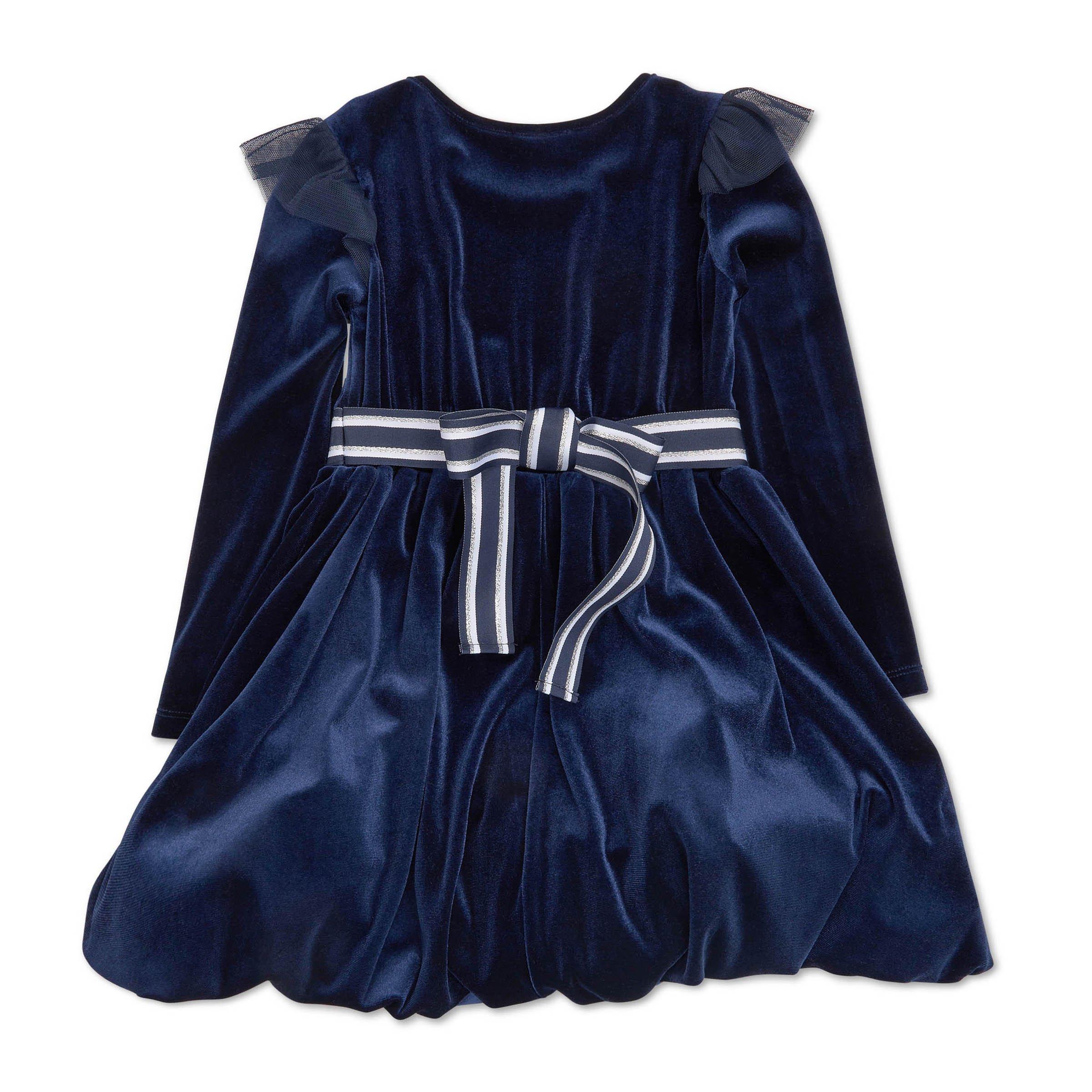 Girls navy party dress clearance