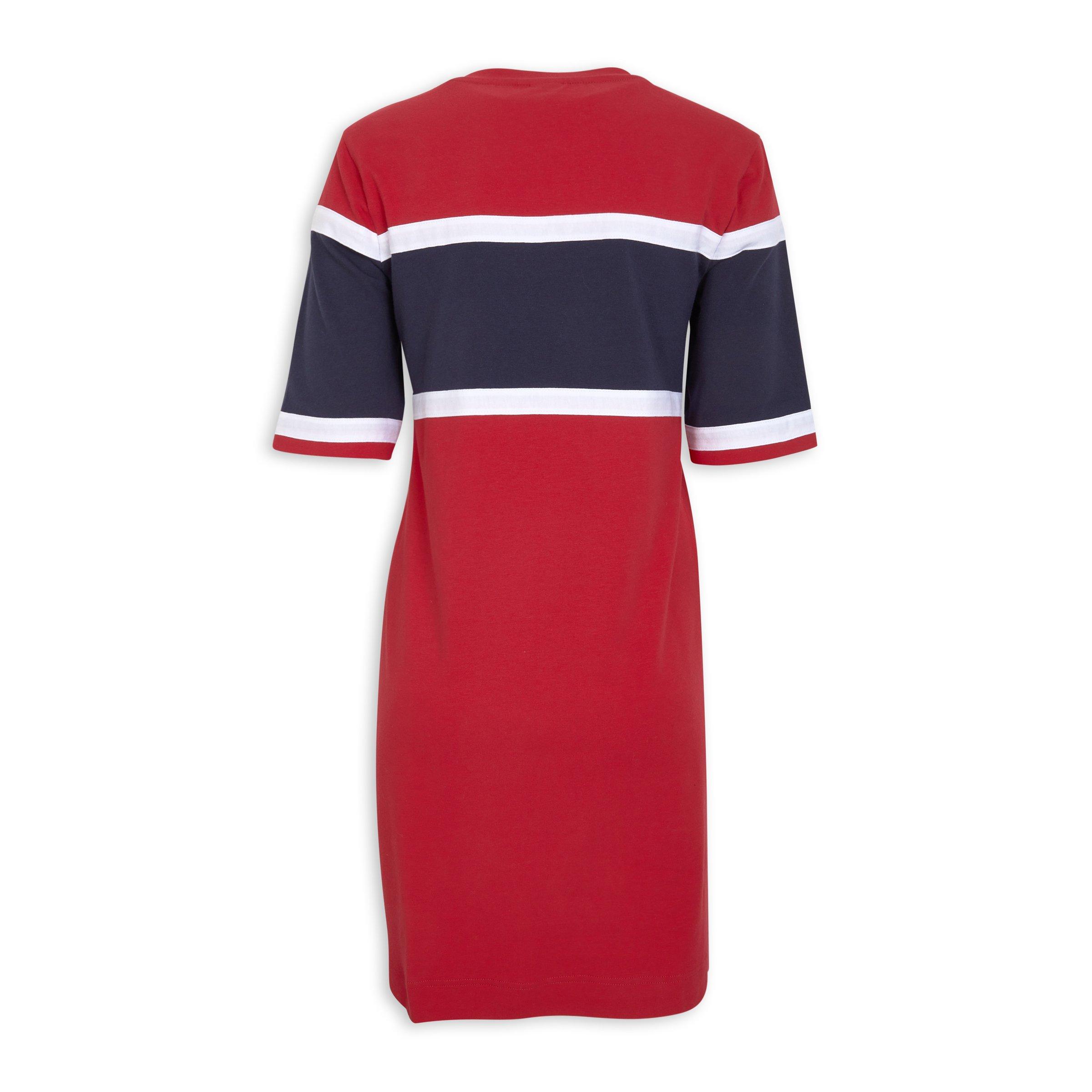 Red Colourblocked T shirt Dress 3149866 OUTBACK RED Sport