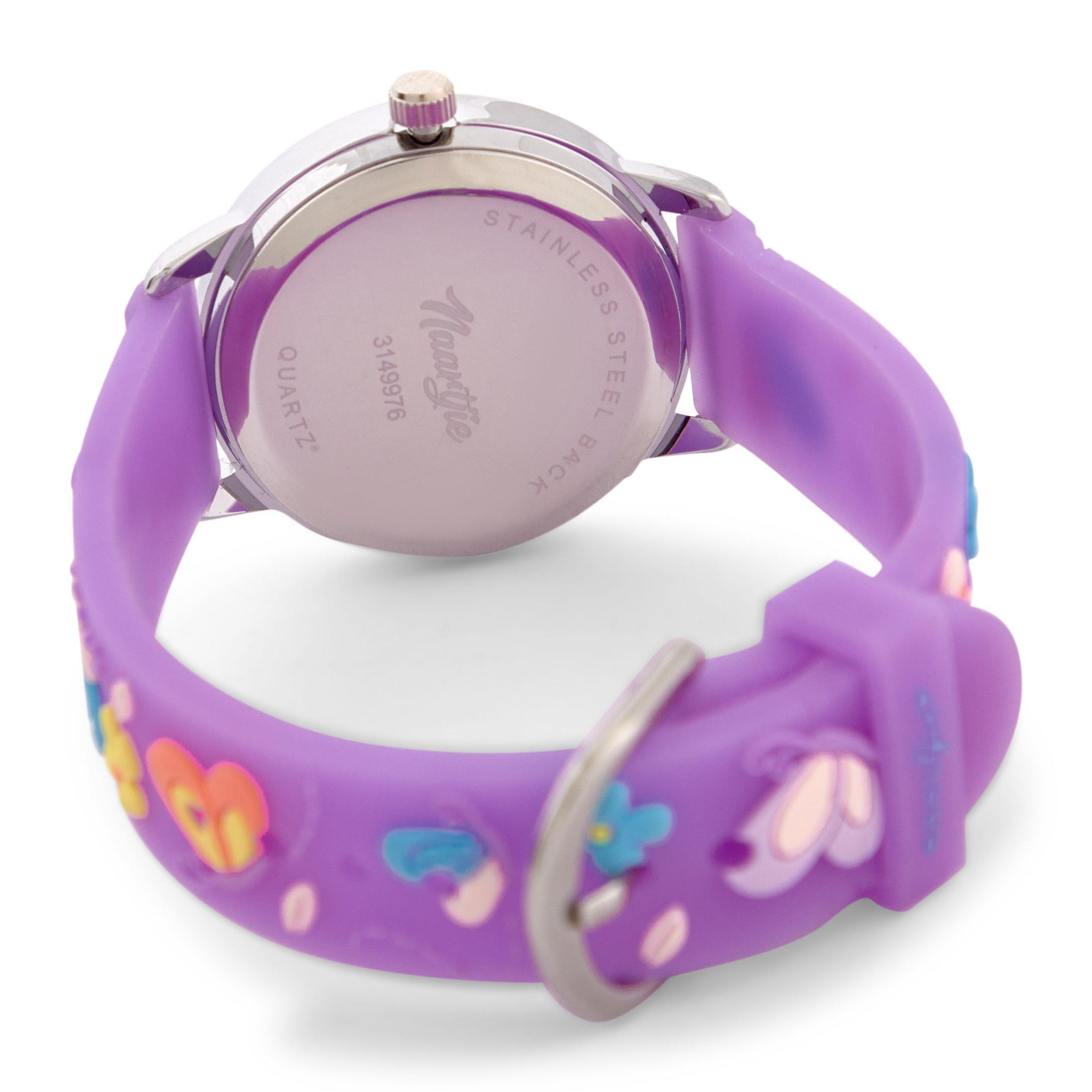 Purple Butterfly Resin Kids Watch 3149976 Naartjie