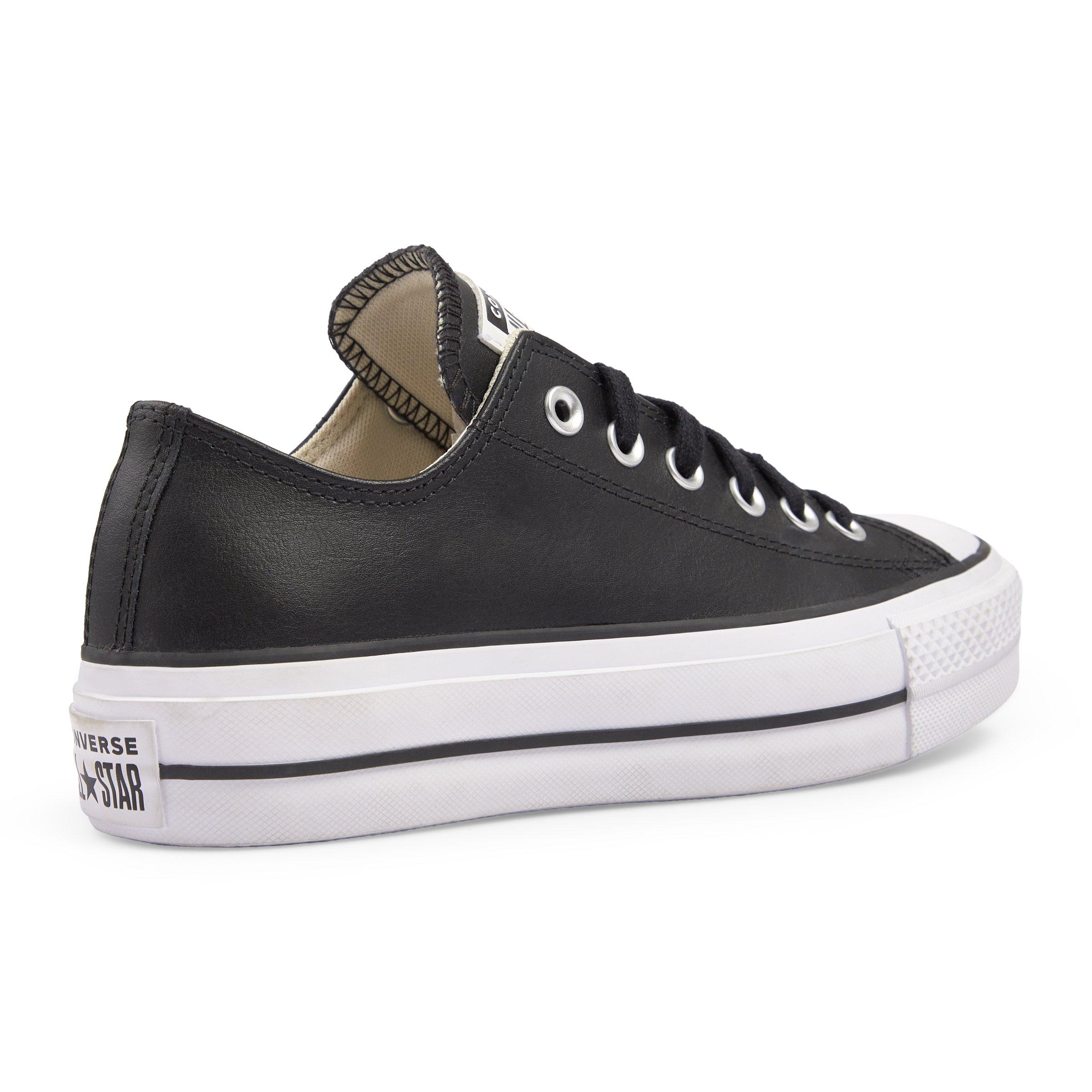 Chuck taylor all star leather platform deals
