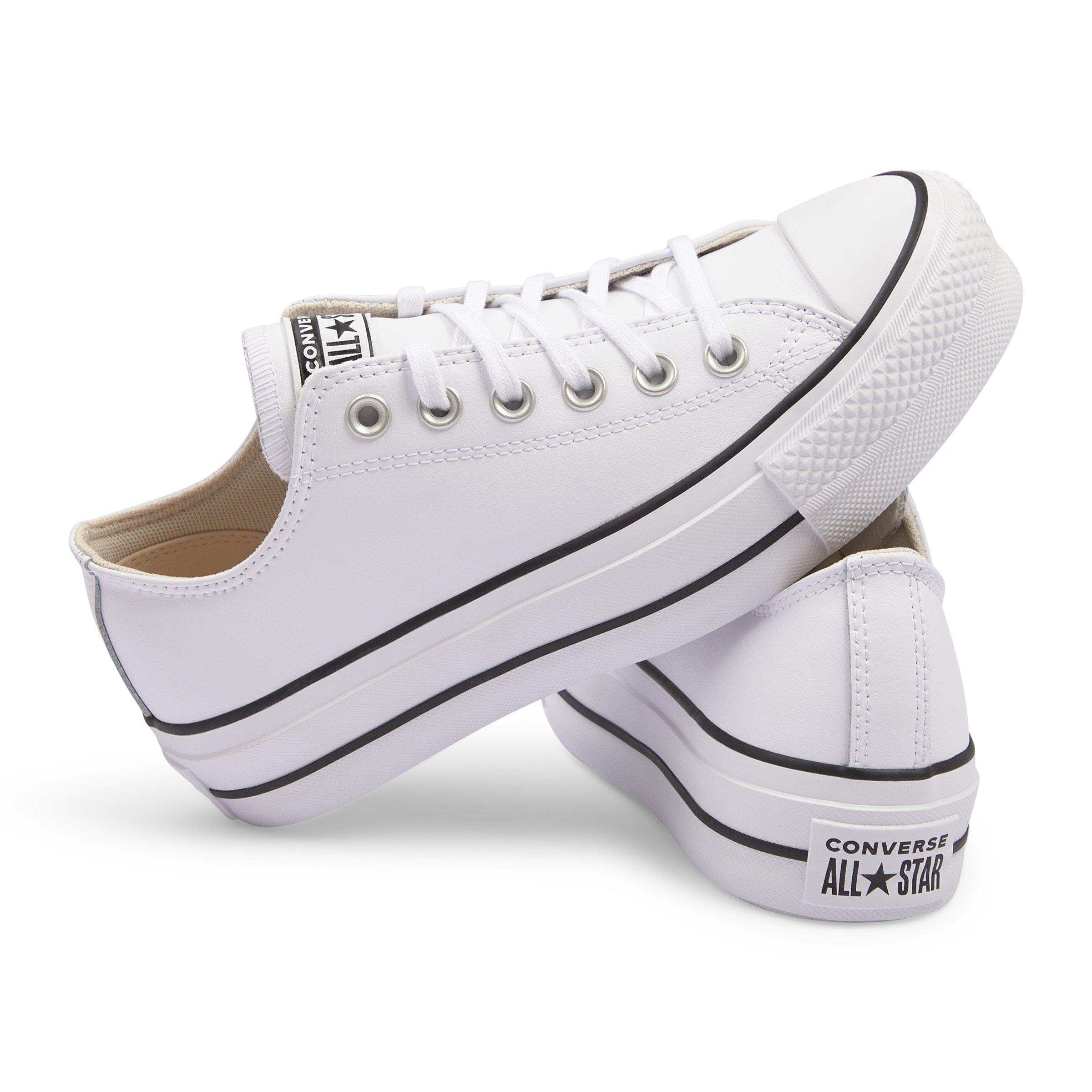 Office white leather converse on sale