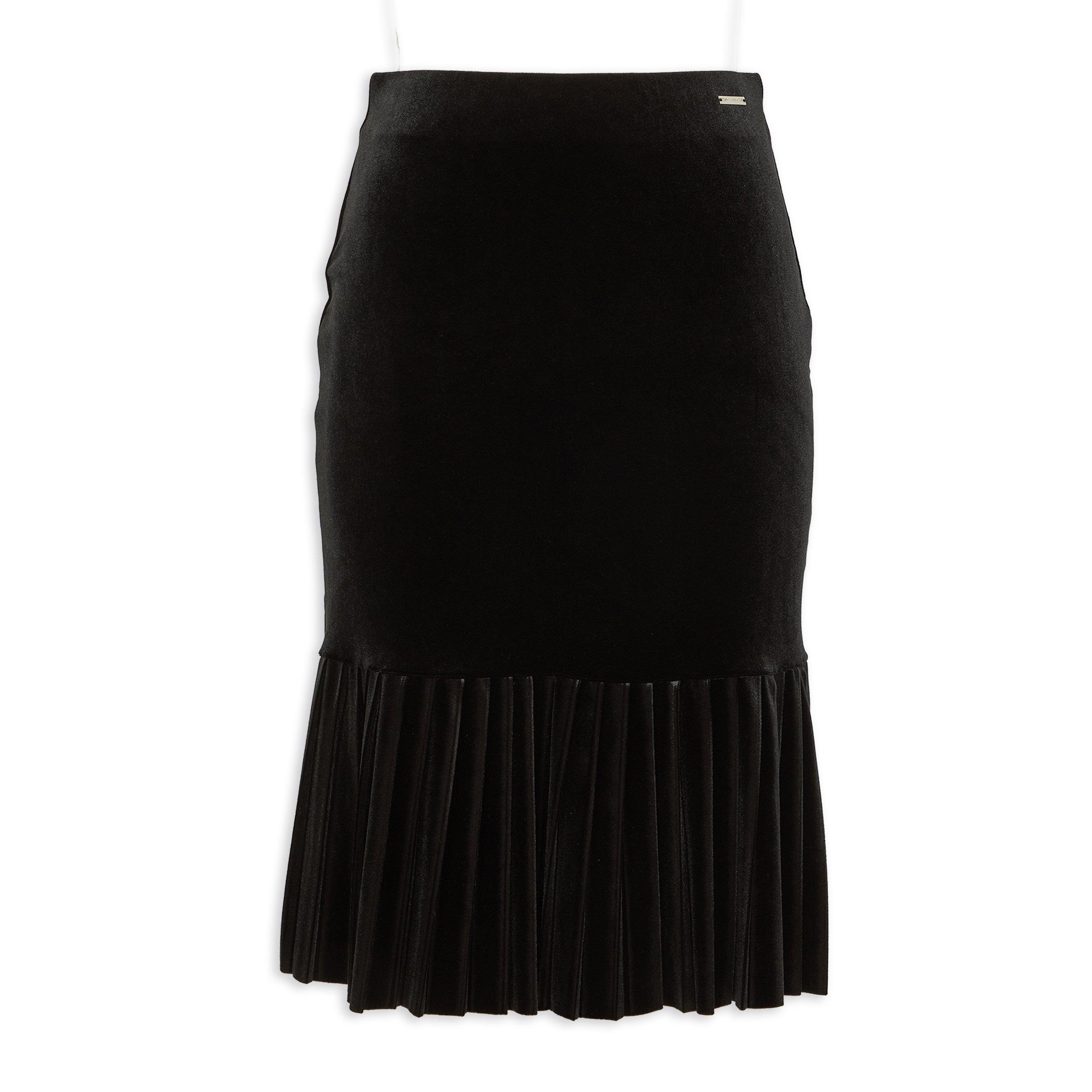 【size36】aere_velvet skirt Black Flip Skirt (3151443) | Daniel Hechter