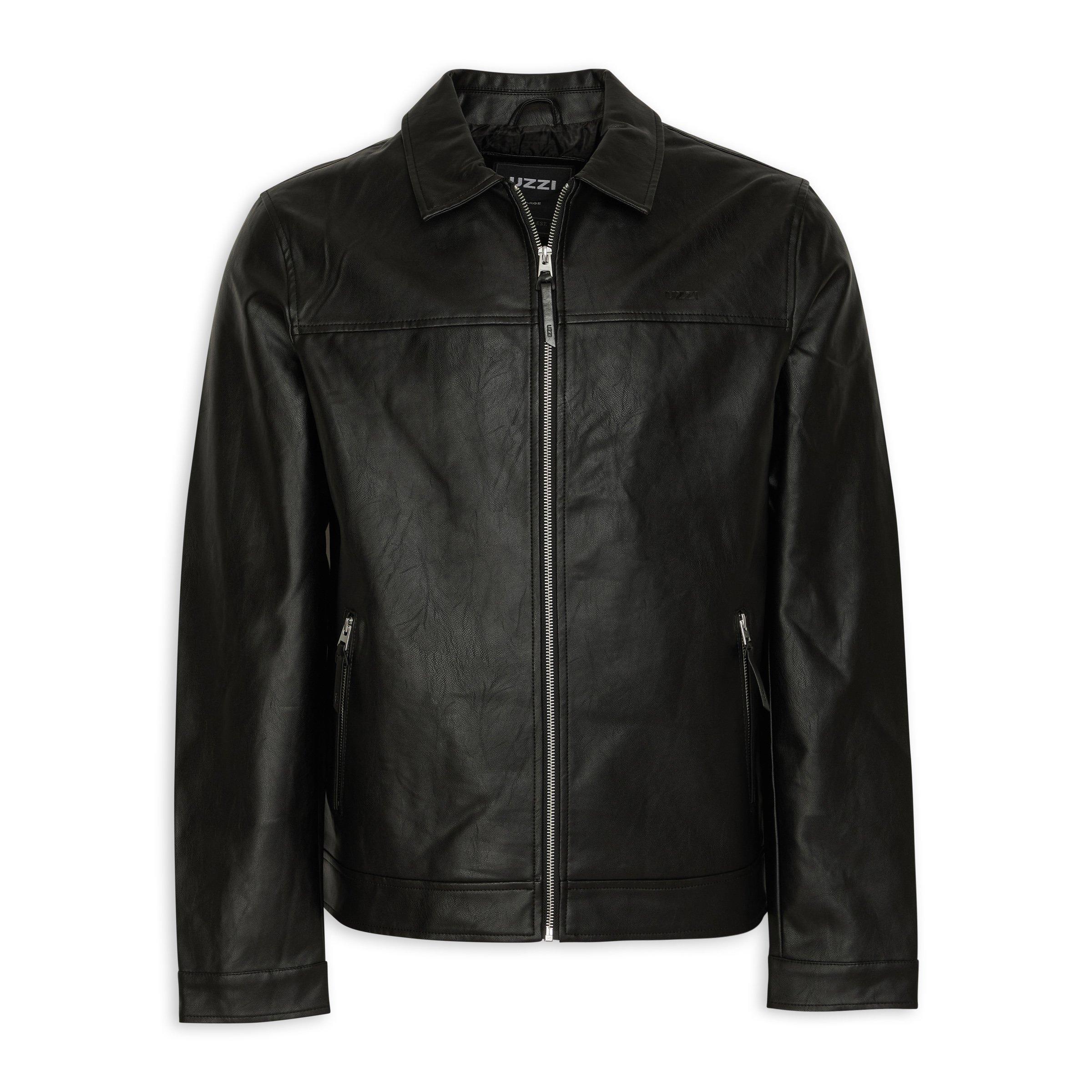 Black Biker Jacket 3151656 UZZI
