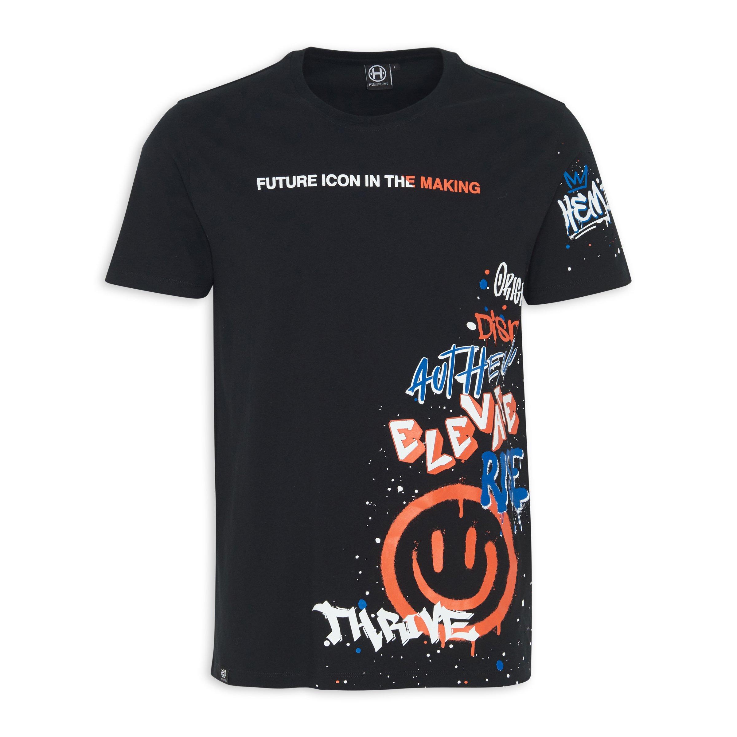 Black Graphic T-shirt (3151760) | Hemisphere