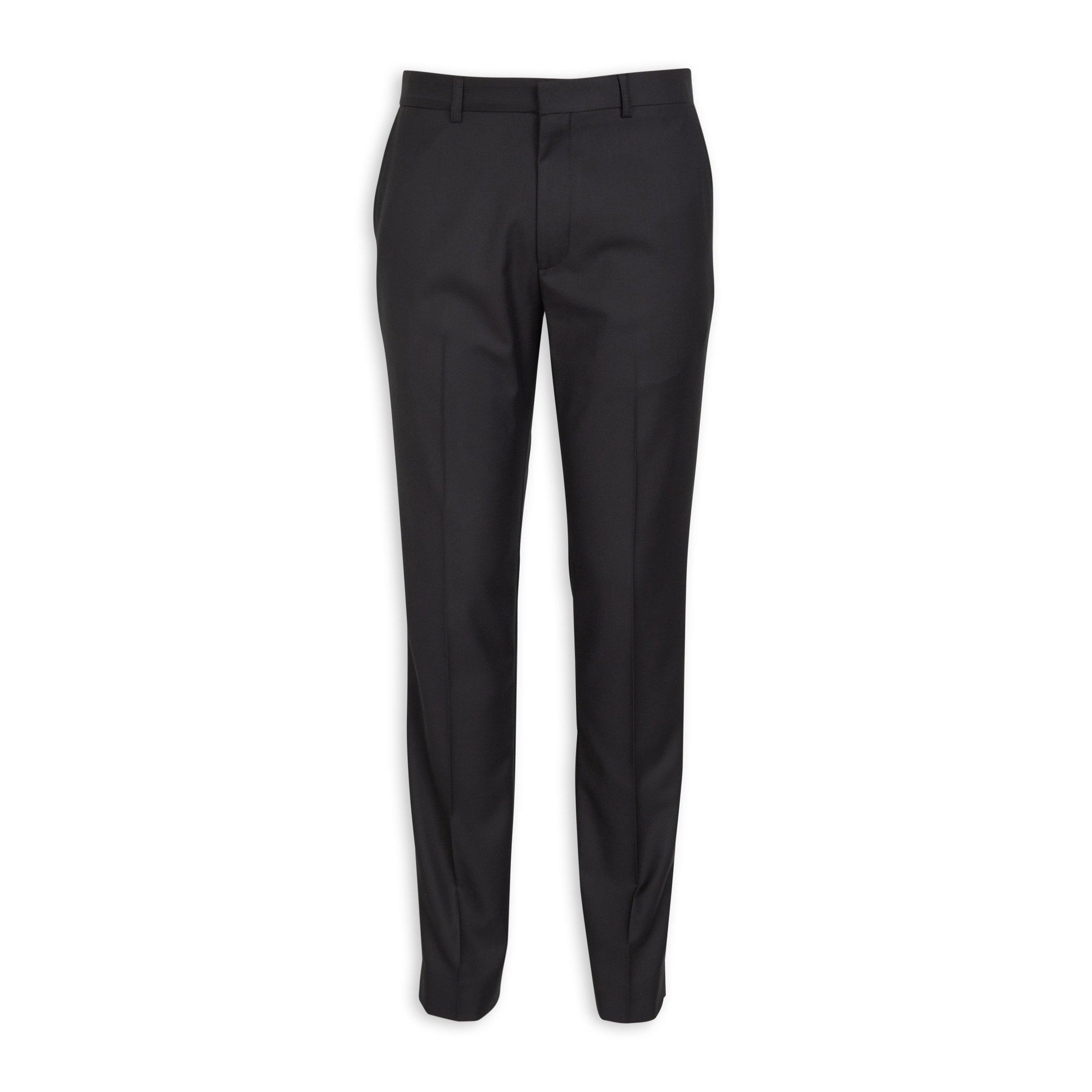 Black slim leg top pants