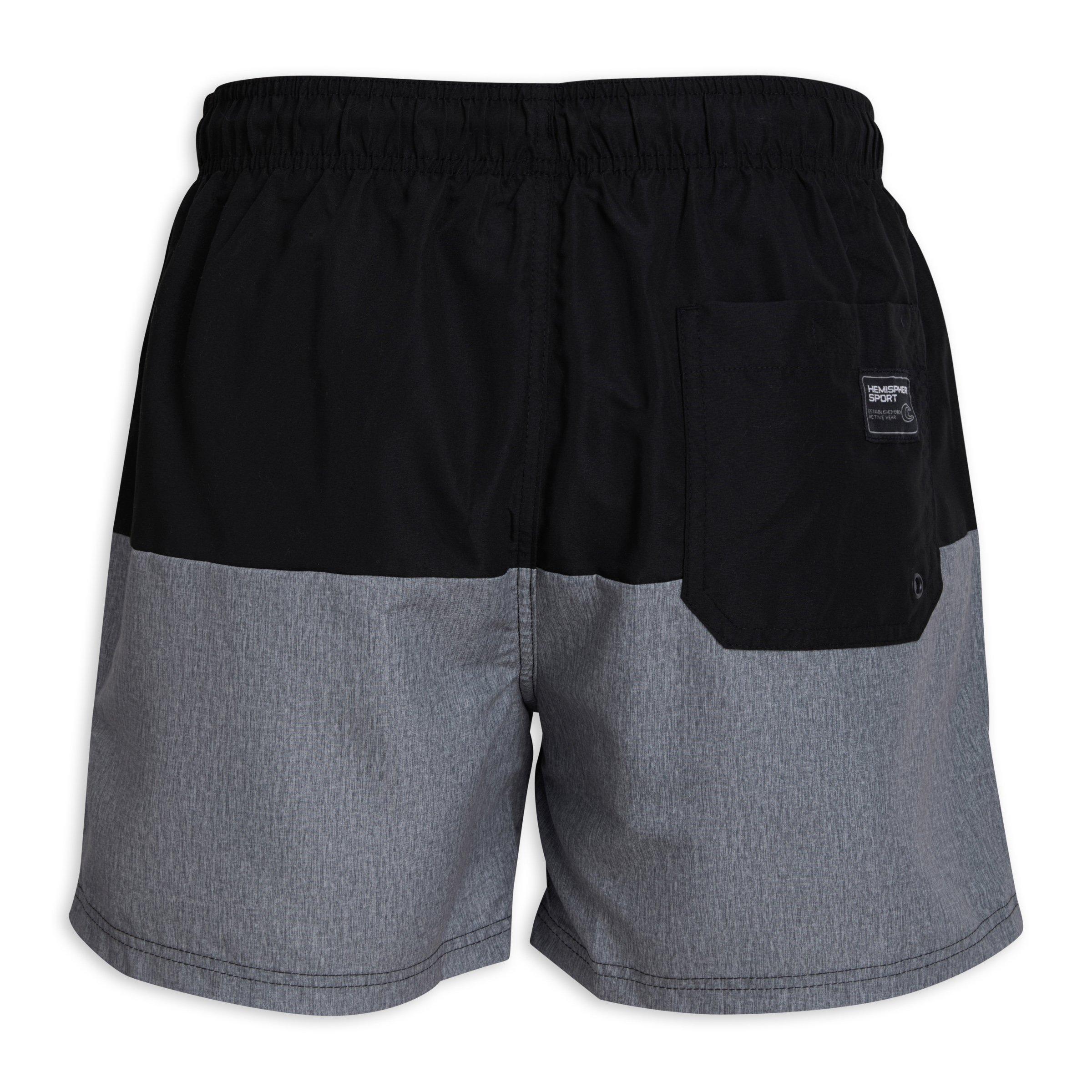 Black and Grey Swim Shorts (3151815) | Hemisphere Sport
