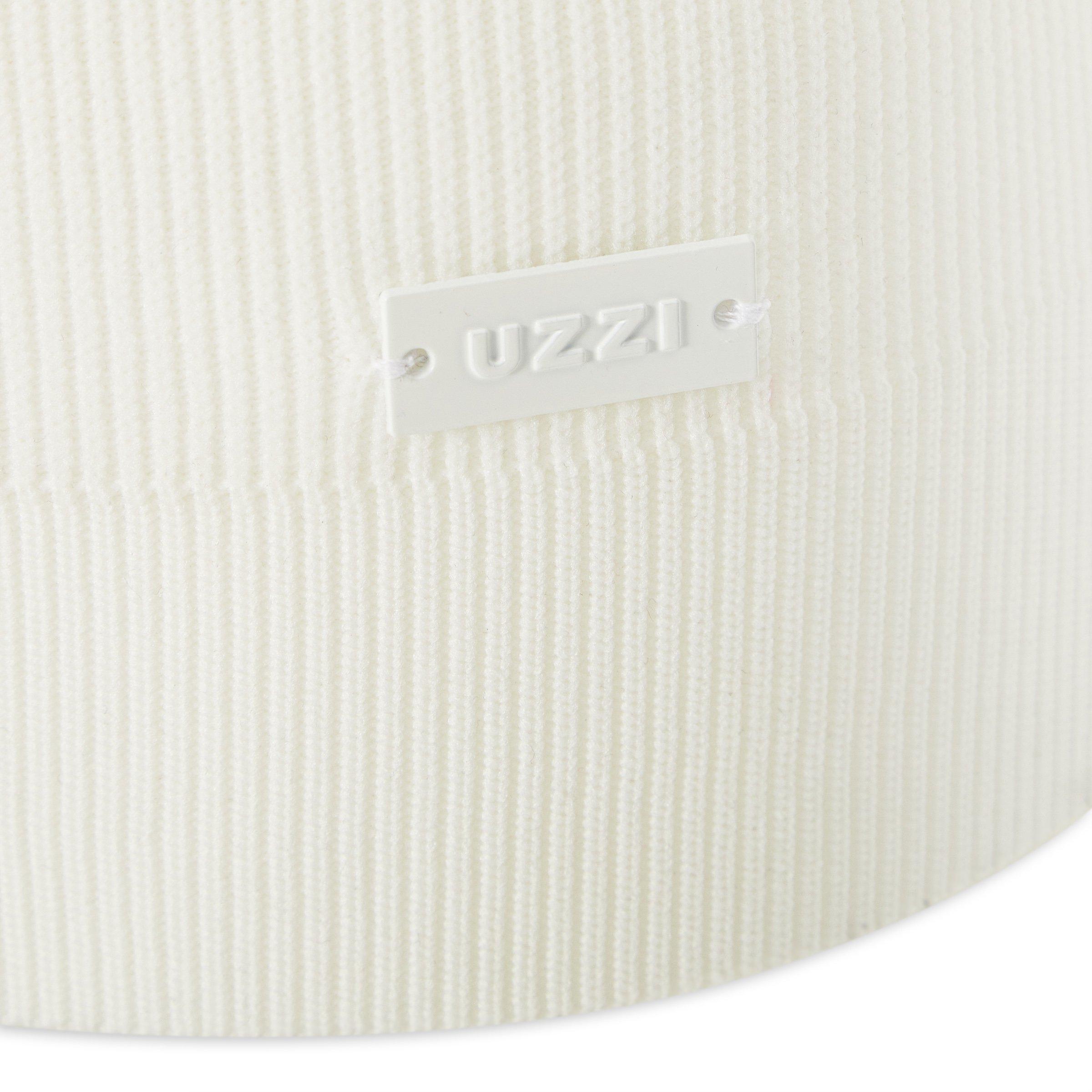 White Quarter-zip Knit Golfer (3151947) | UZZI