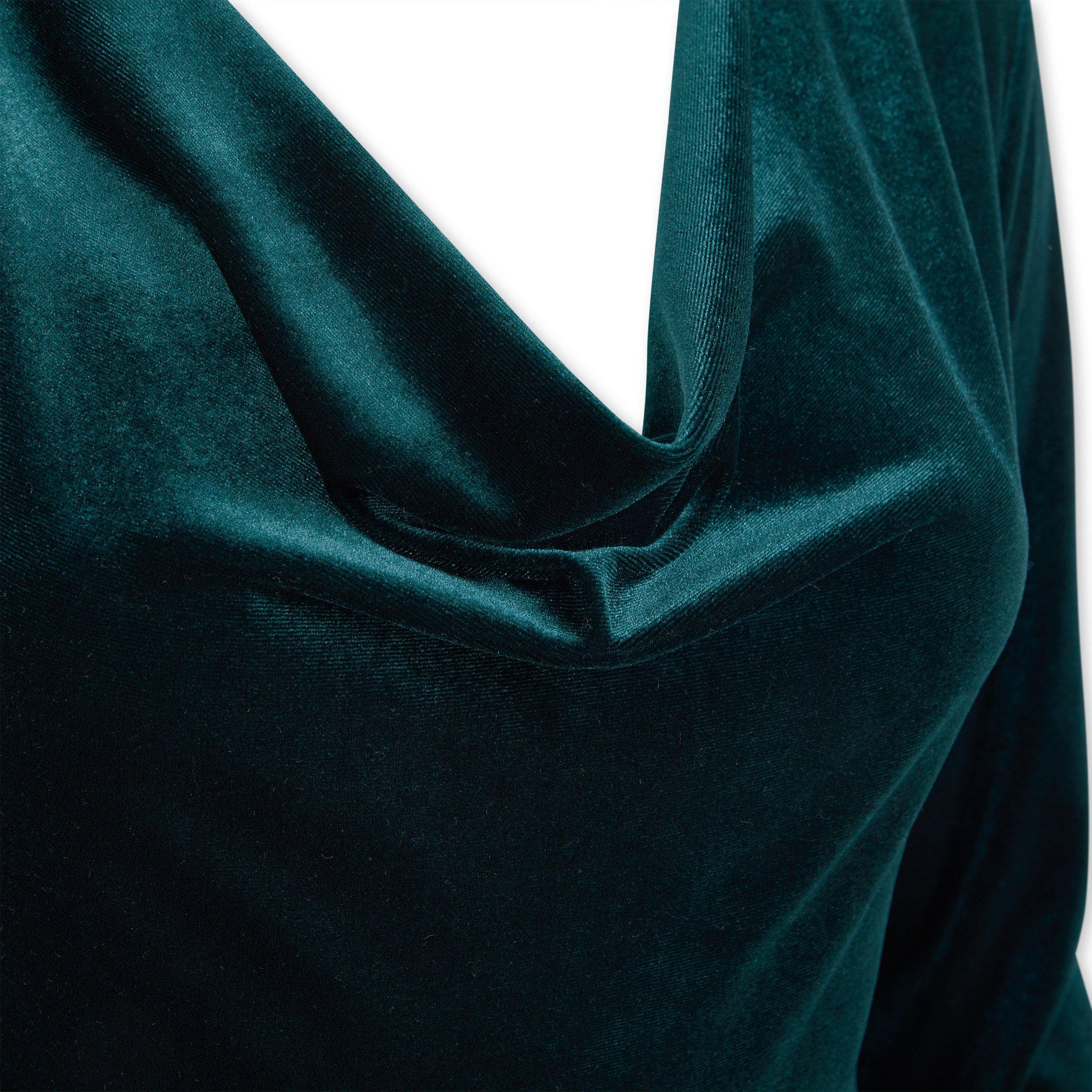 Emerald Velour Dress (3152977) | Identity