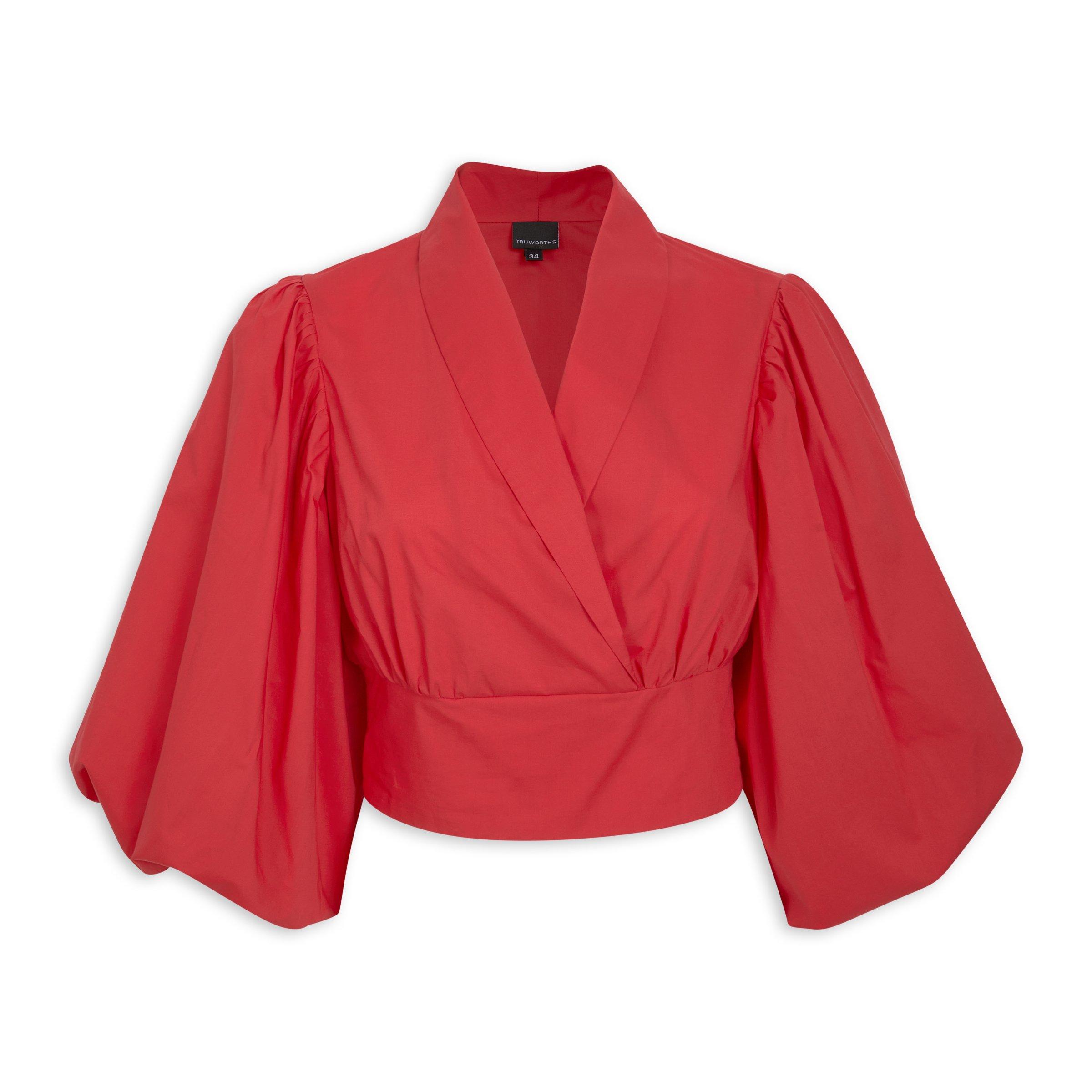 Red ladies tops sales