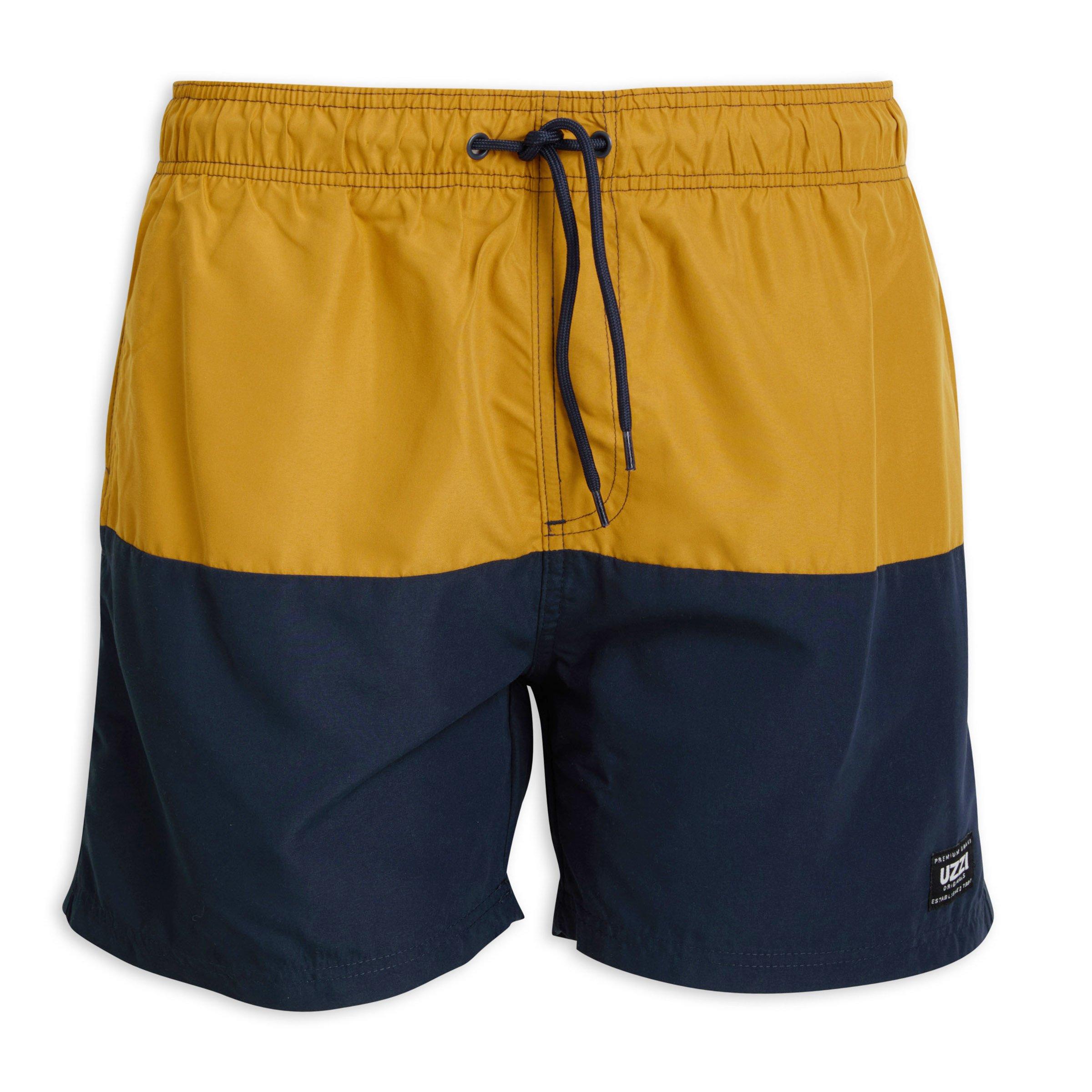 Mustard and Navy Swim Shorts 3153234 UZZI