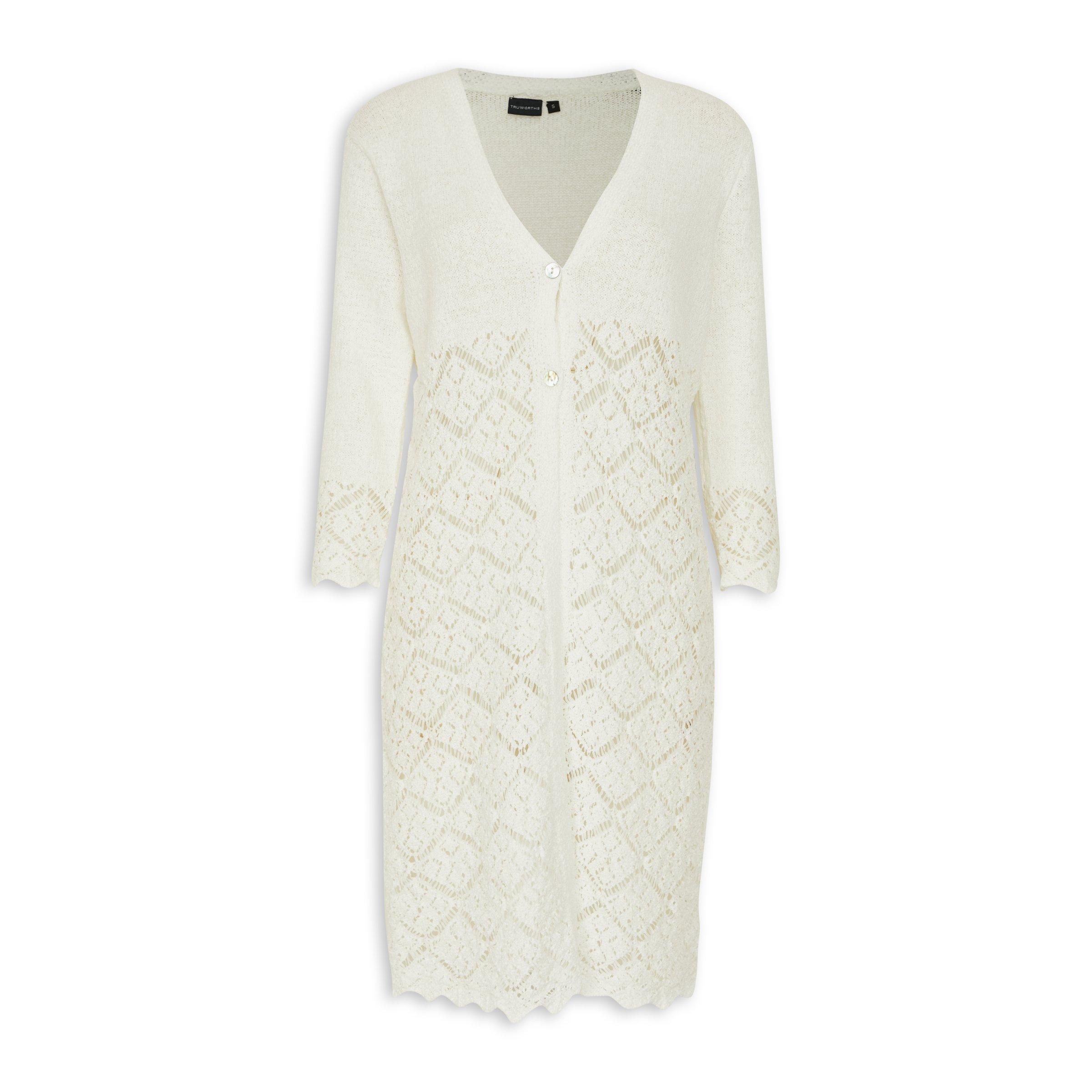 White Lace Long Cardigan 3153481 Truworths