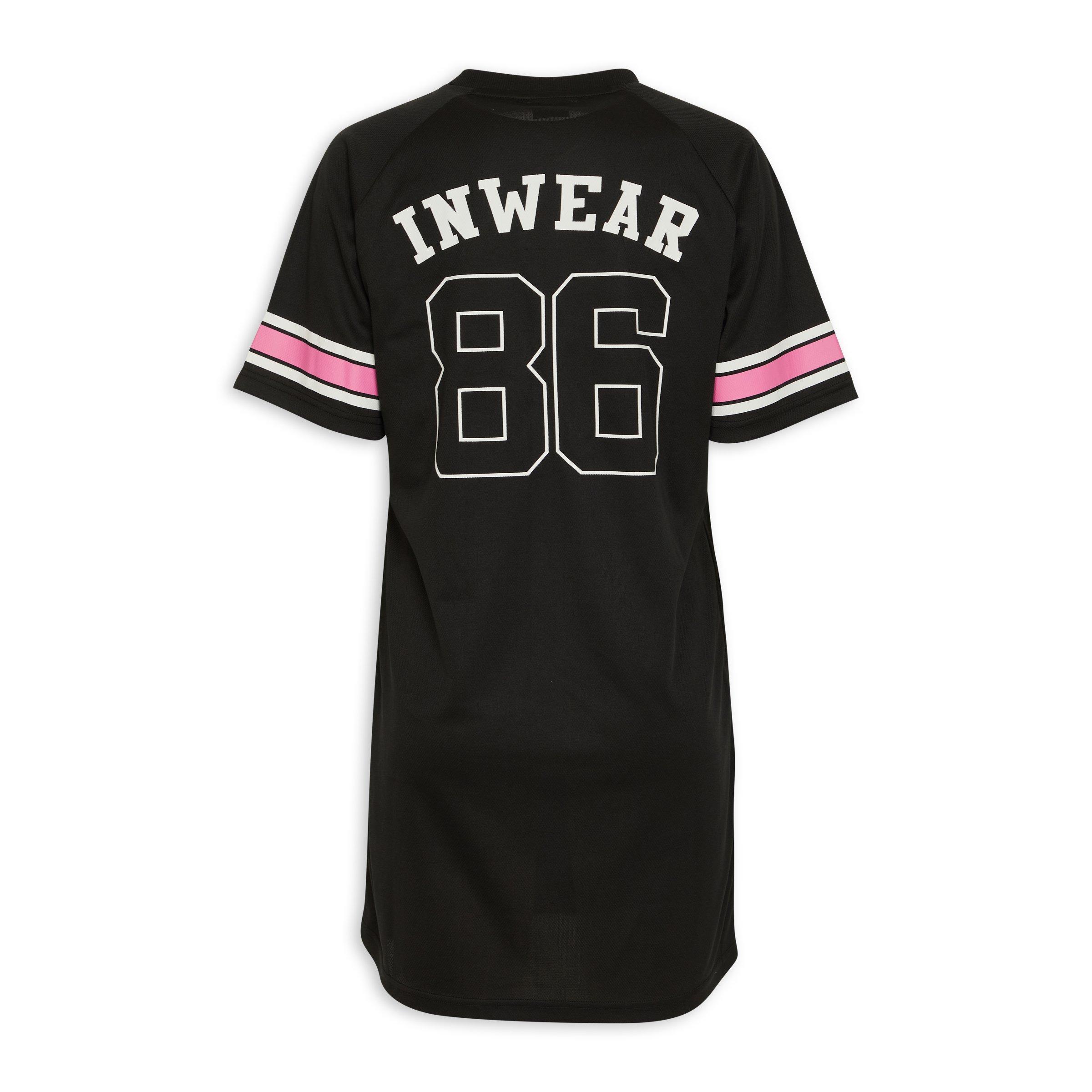 Black Sporty T shirt Dress 3153782 Inwear