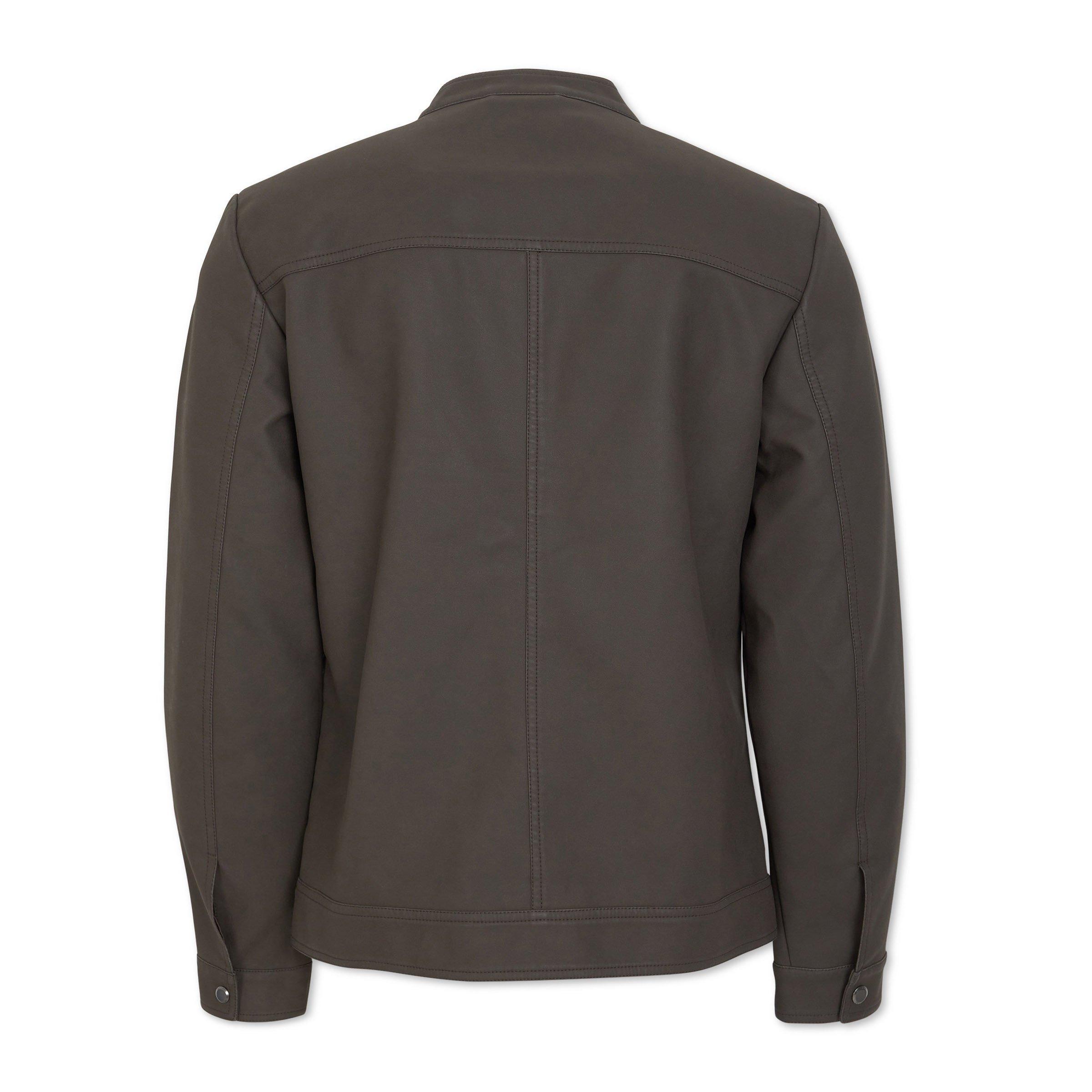 Dark Brown Biker Jacket (3153838) | Identity