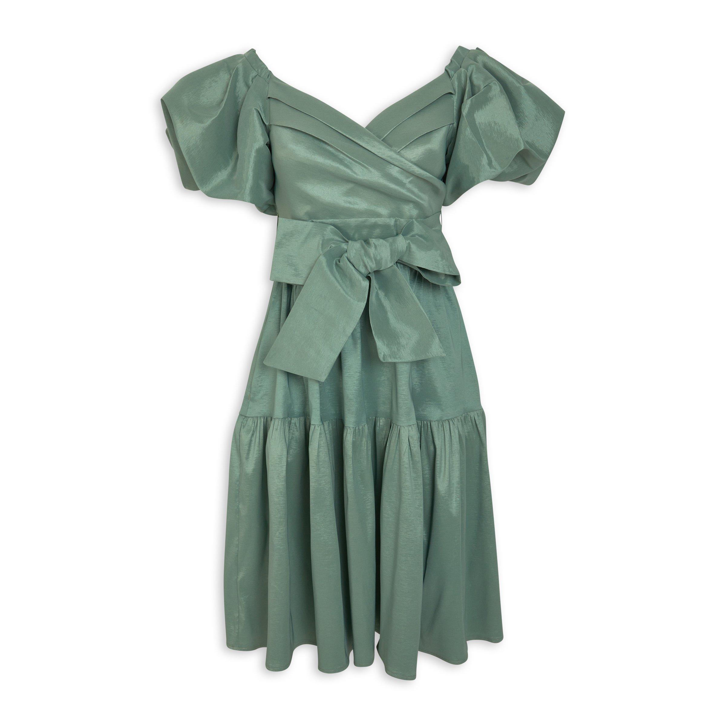 green dresses south africa Sage Fit and Flare Dress (3153956) Green Drees