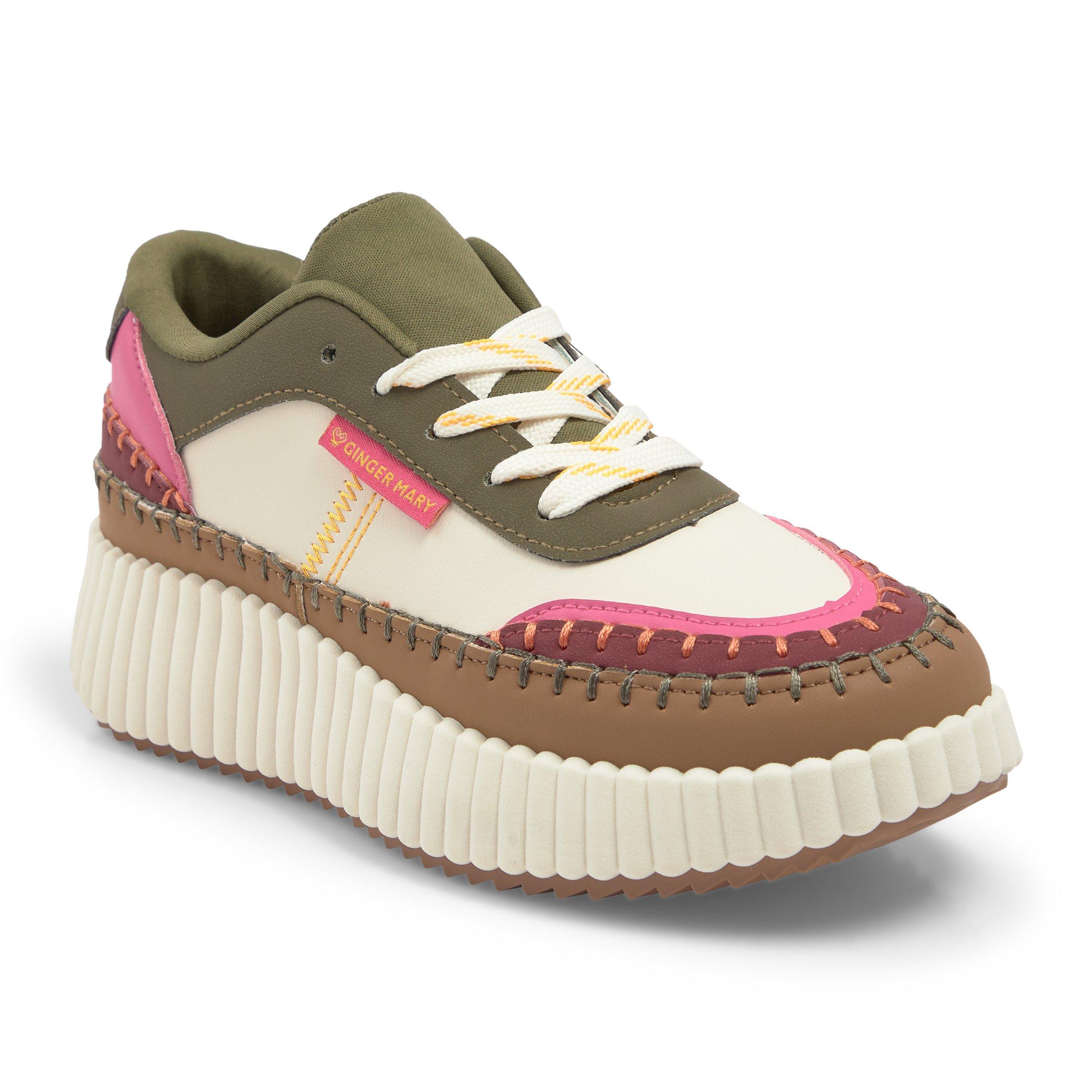 Colourblocked Flatform Sneakers 3154181 Ginger Mary