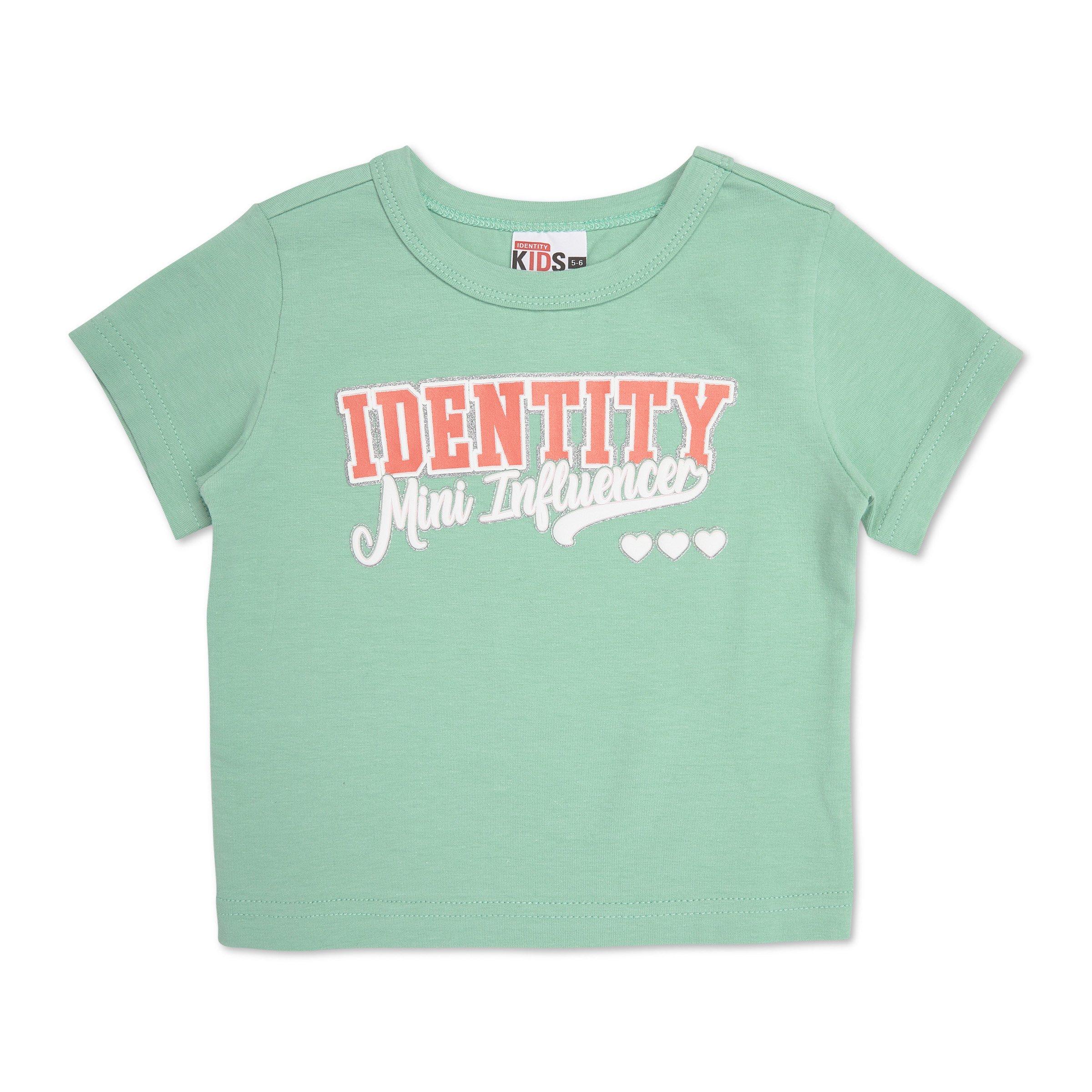 Kid Girl Sage Green T shirt 3154188 Identity