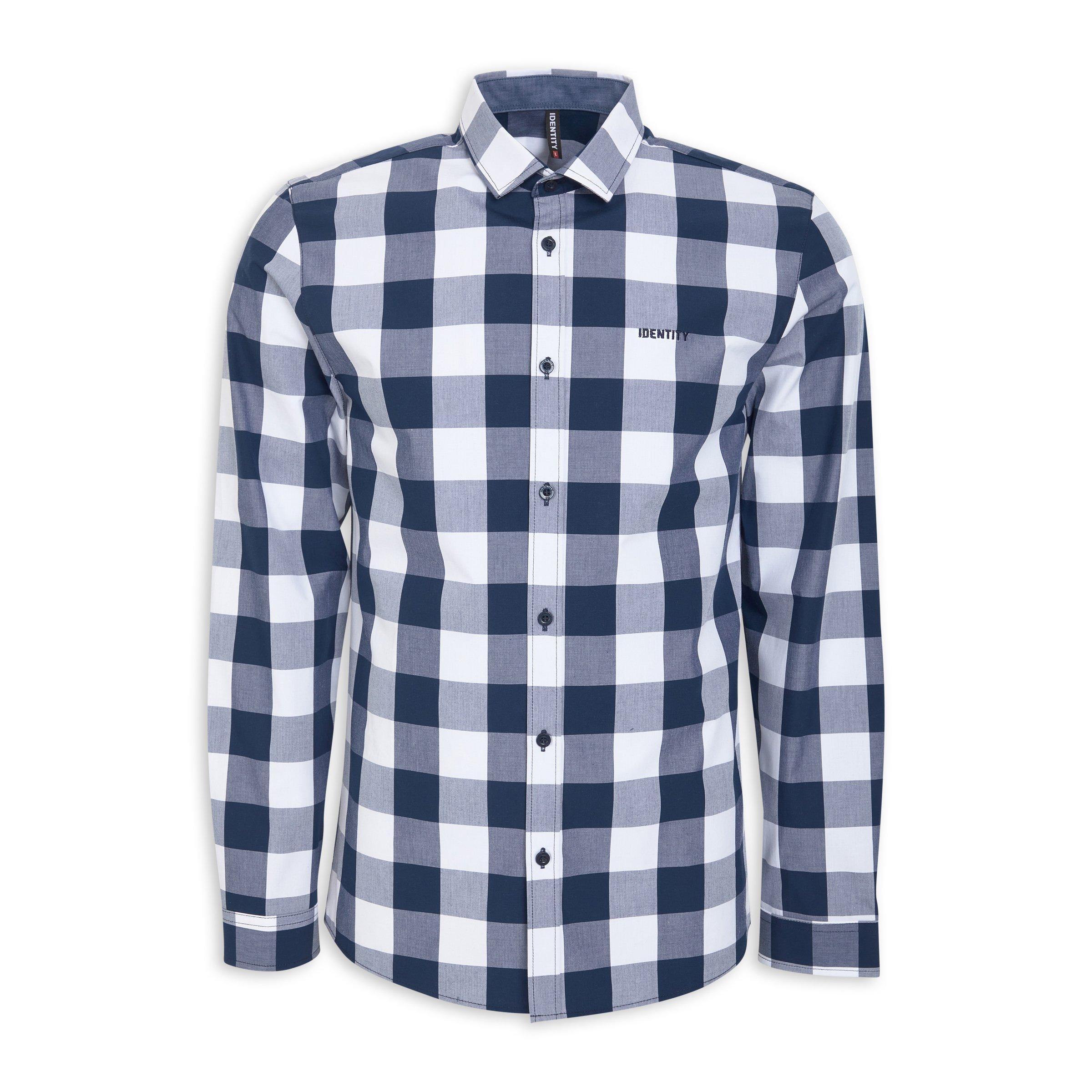 unsually｜ Studded Check Shirt Casual Check Shirt
